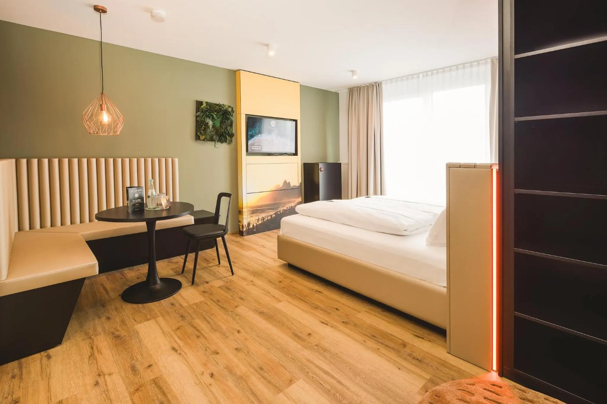 Bedroom, Bed in Rioca Stuttgart Posto 6