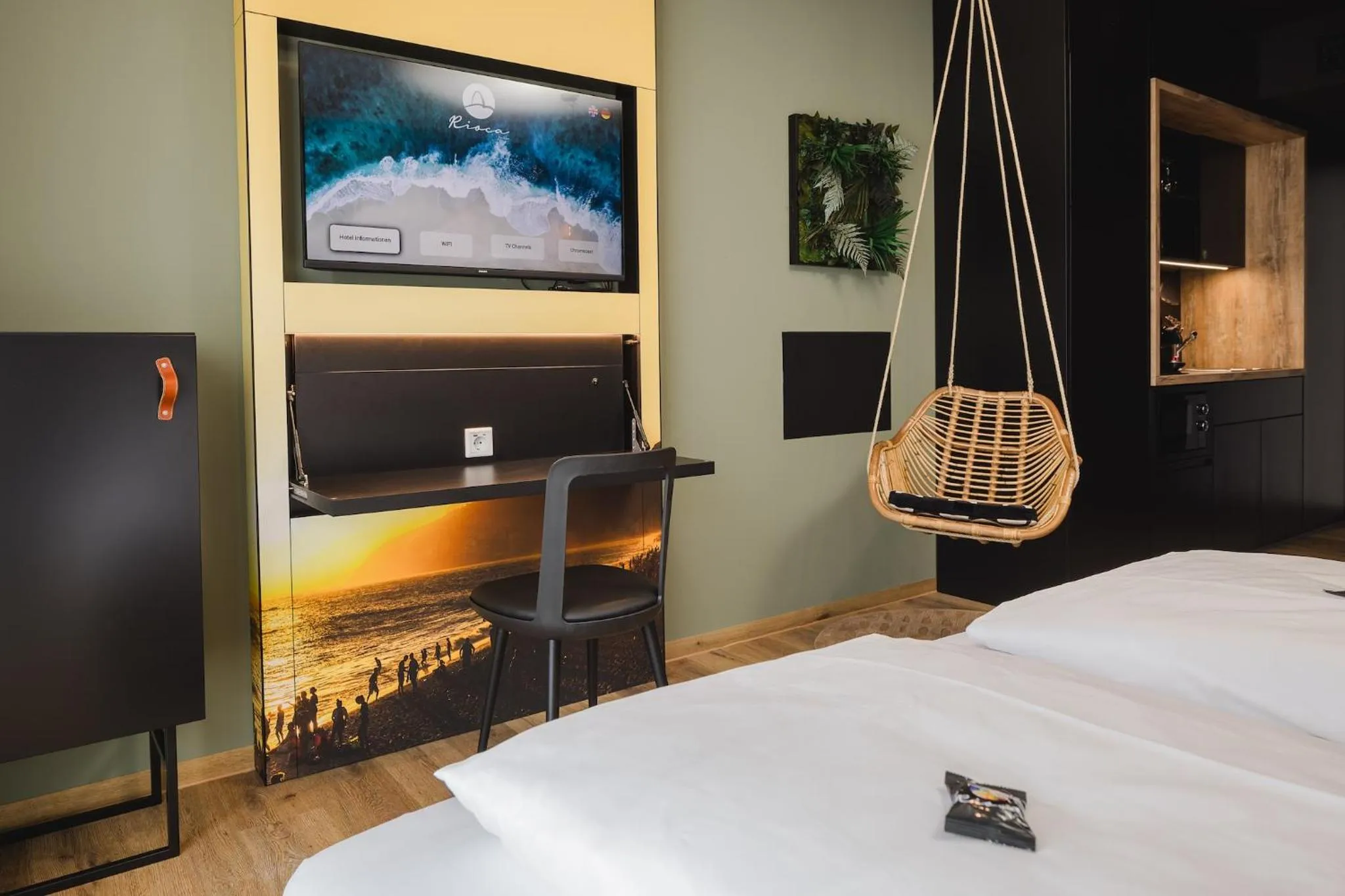 Bedroom, Bed in Rioca Stuttgart Posto 6