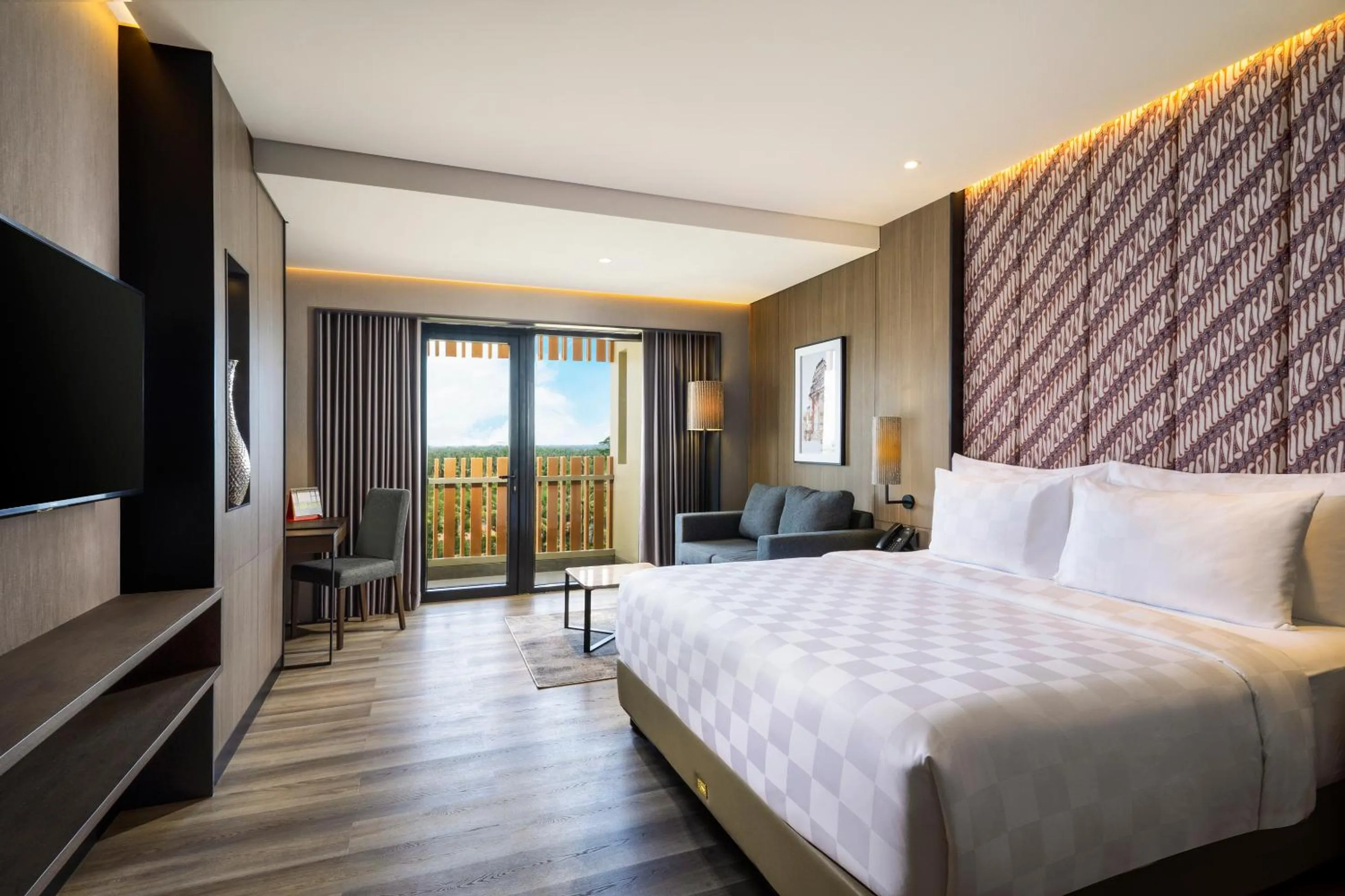 Bed in Swiss-Belhotel Airport Yogyakarta