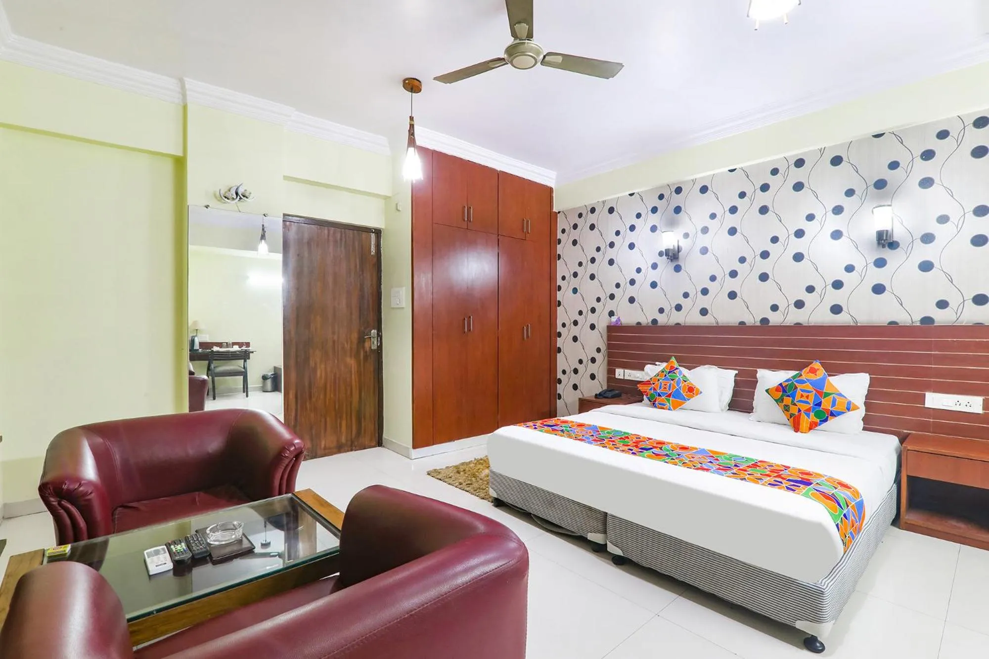 Bed in FabHotel Royal Ville