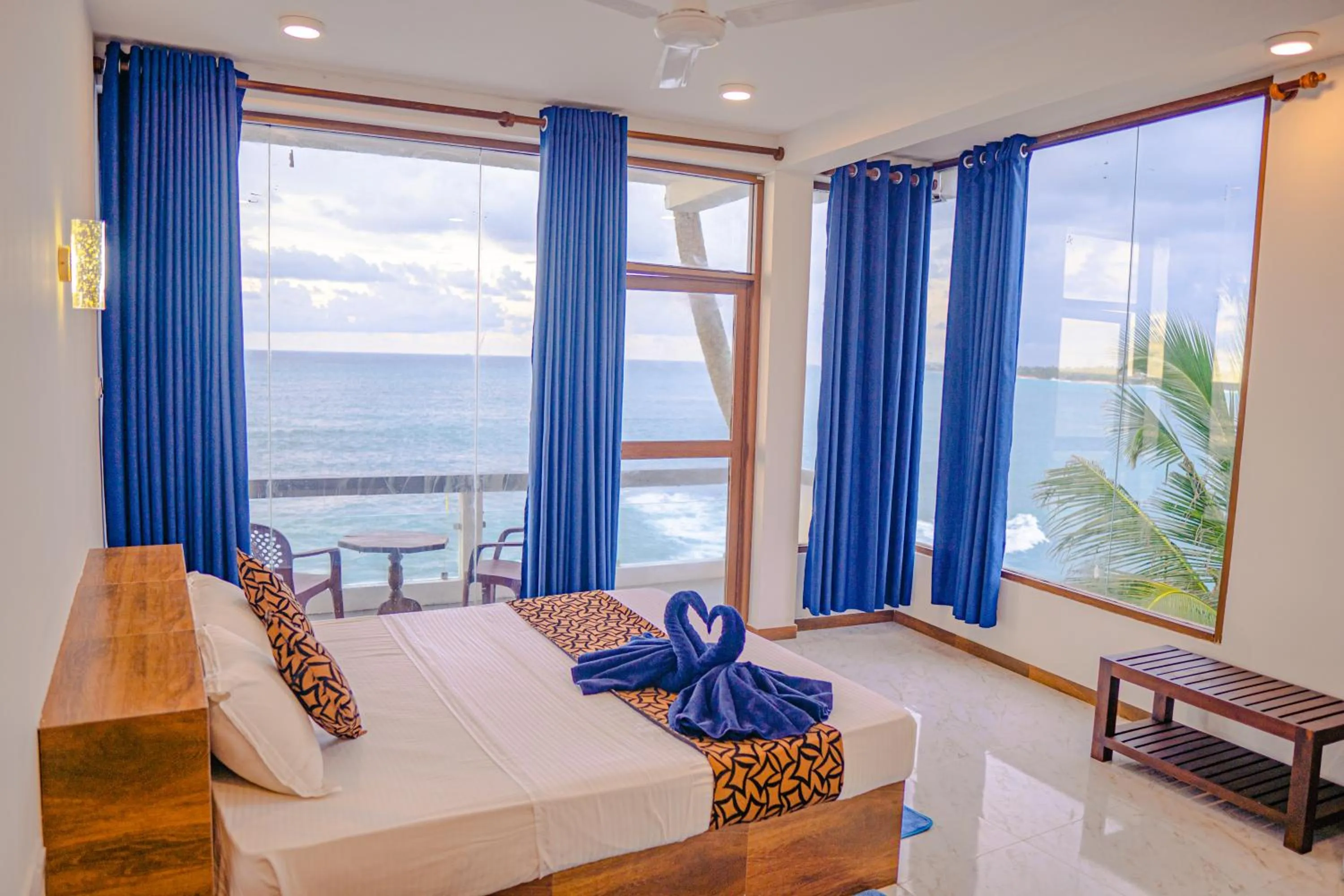 Bed in Cool Beach Hotel