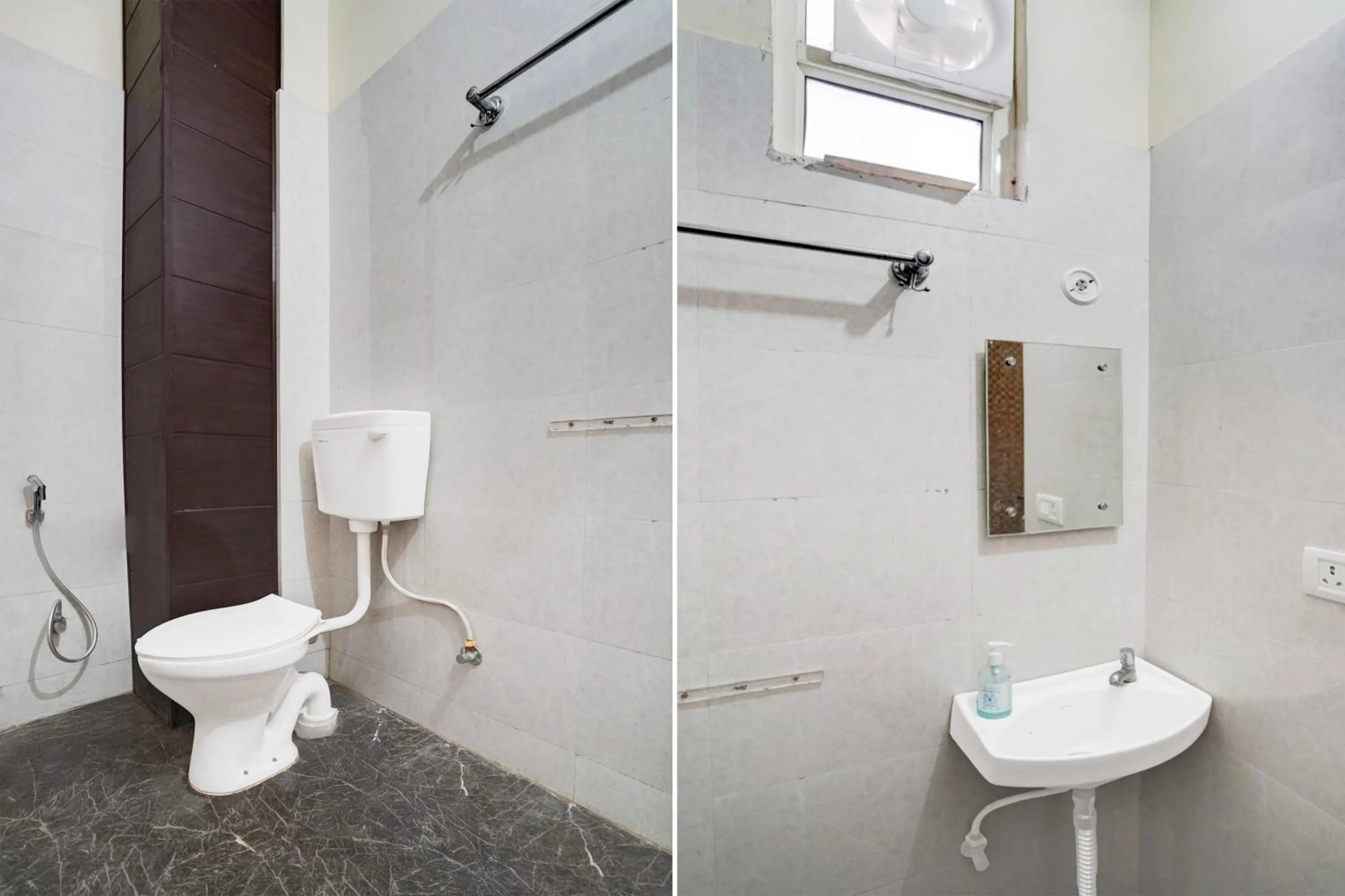 Bathroom in Hotel O Deva road Formerly Hotel Sunrise Inn