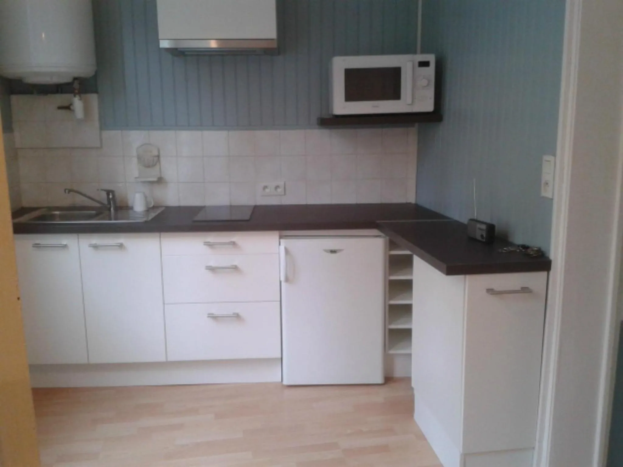 Kitchen or kitchenette in Historical Center- Le Studio de St-Sauveur