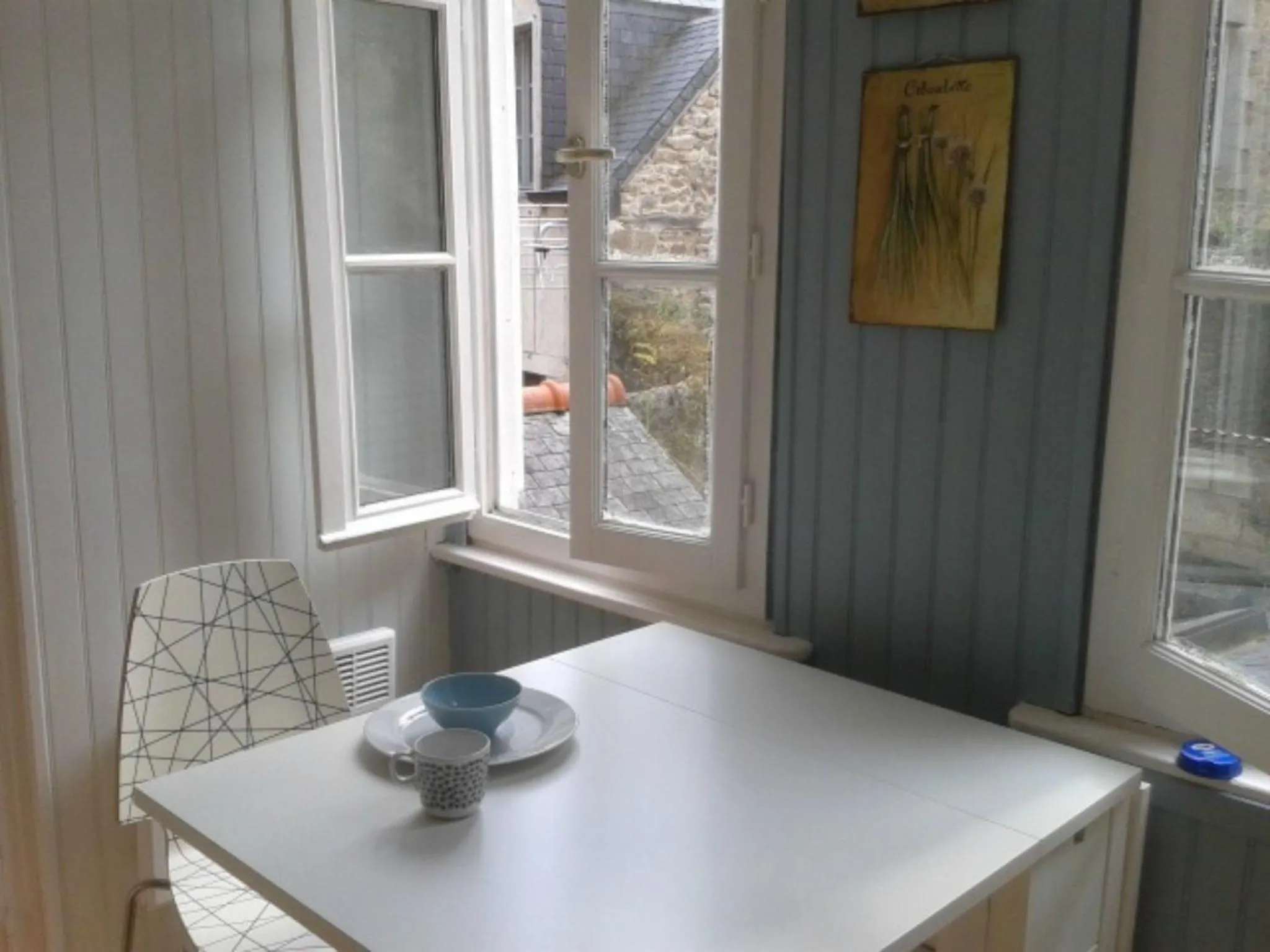 Kitchen or kitchenette in Historical Center- Le Studio de St-Sauveur