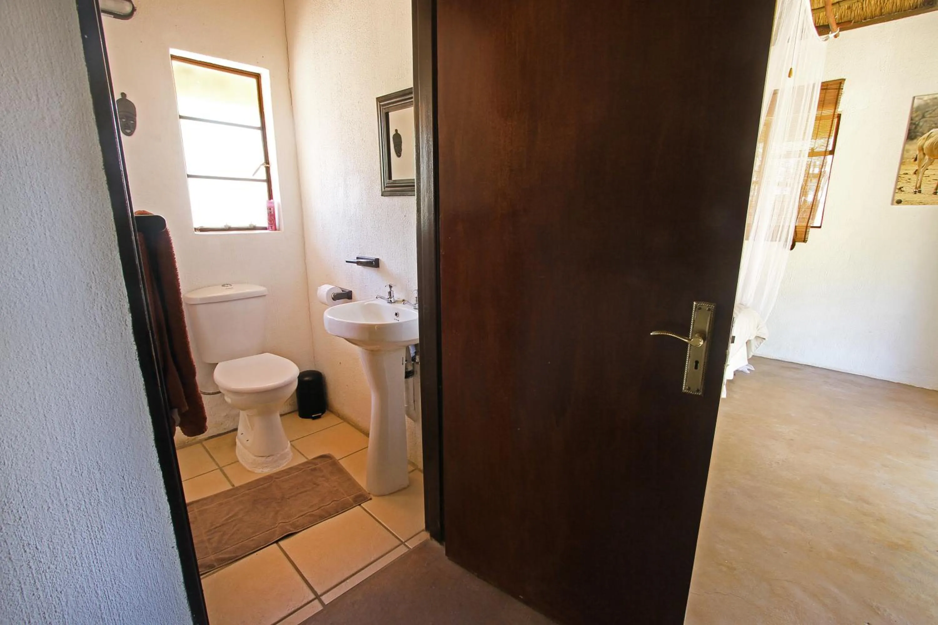 Bathroom in Normann Safari Bush Lodge