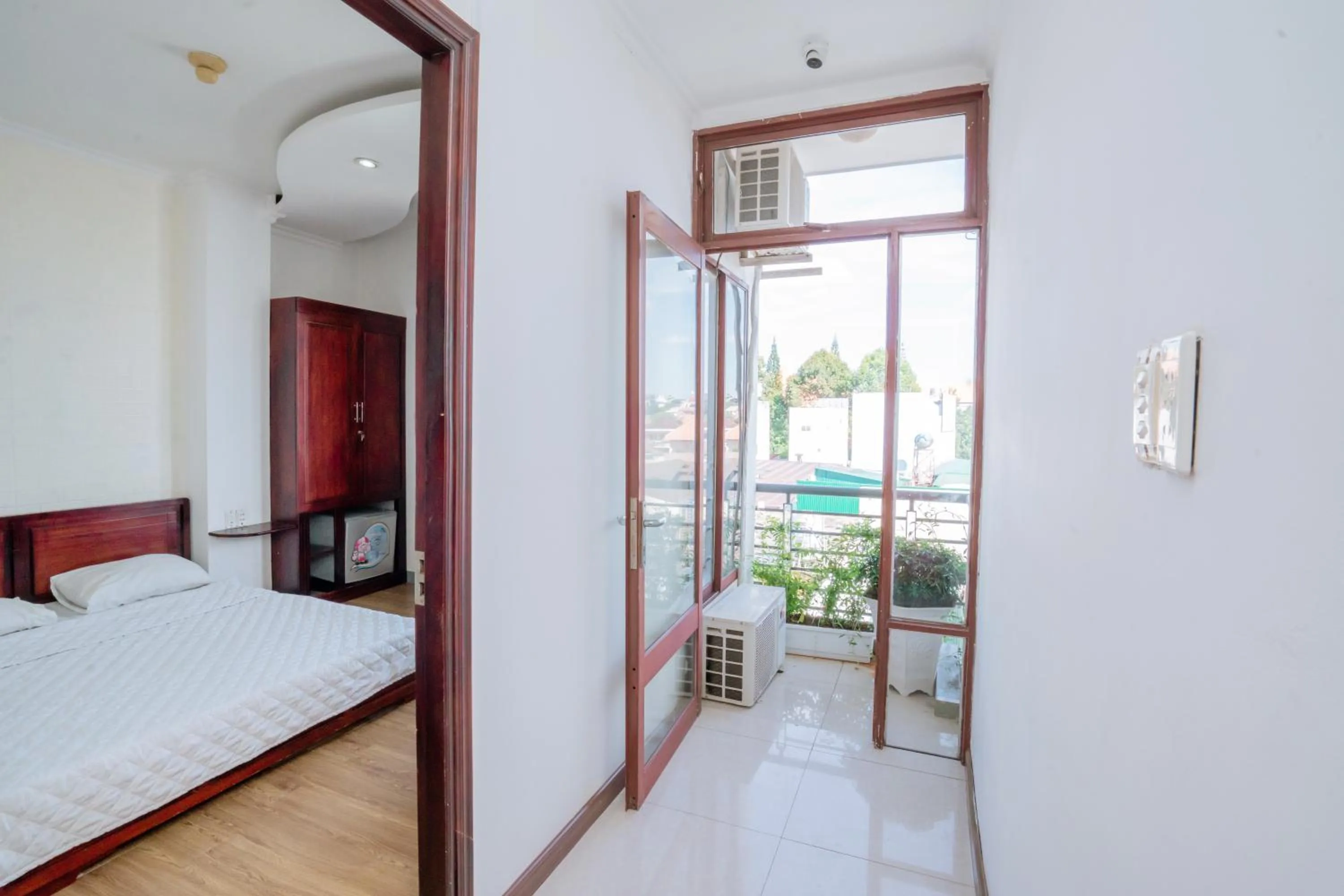 City view, Bed in Triệu Vũ Hotel & Apartment