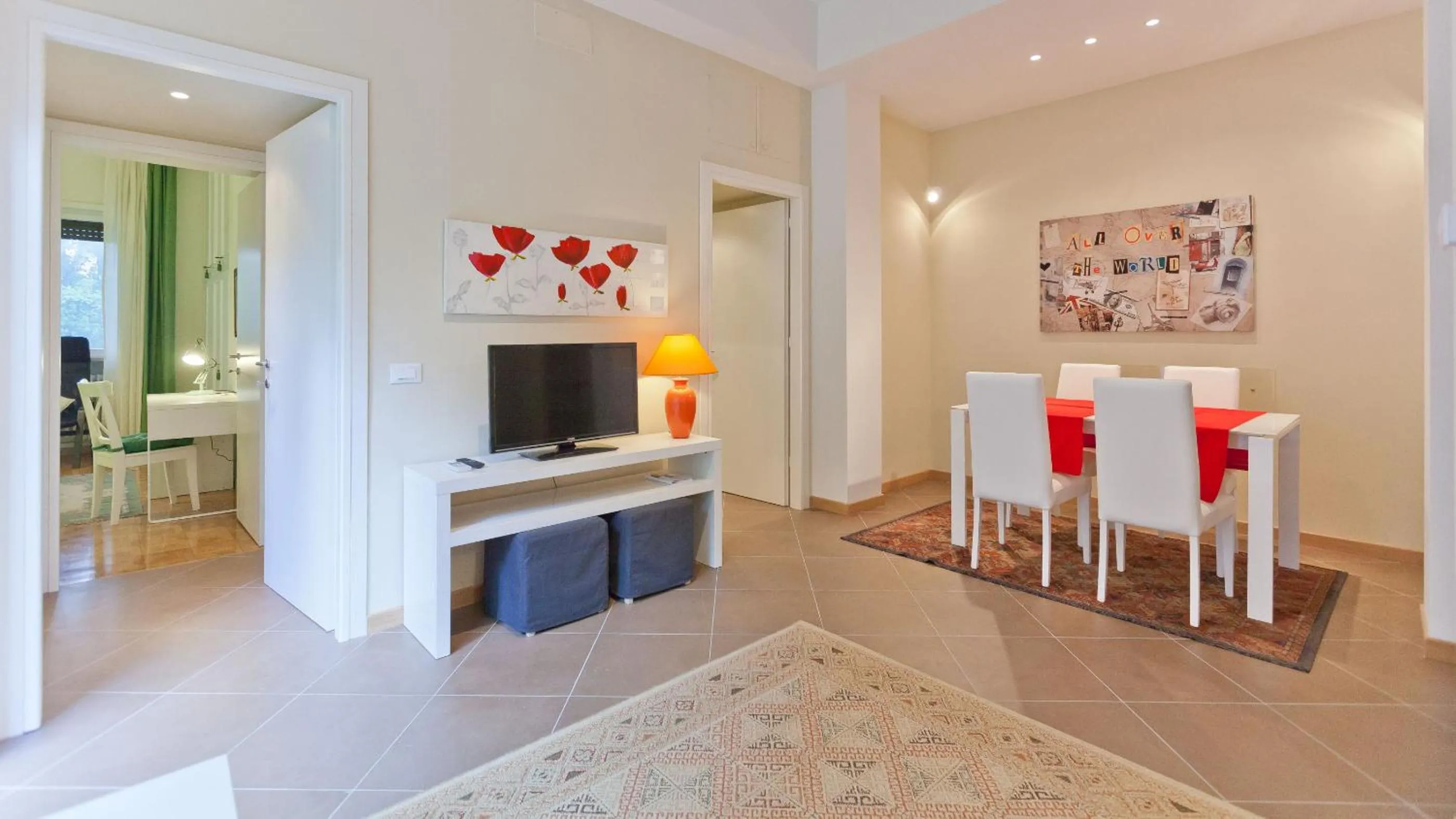 Living room in Circo Massimo Apartment 2