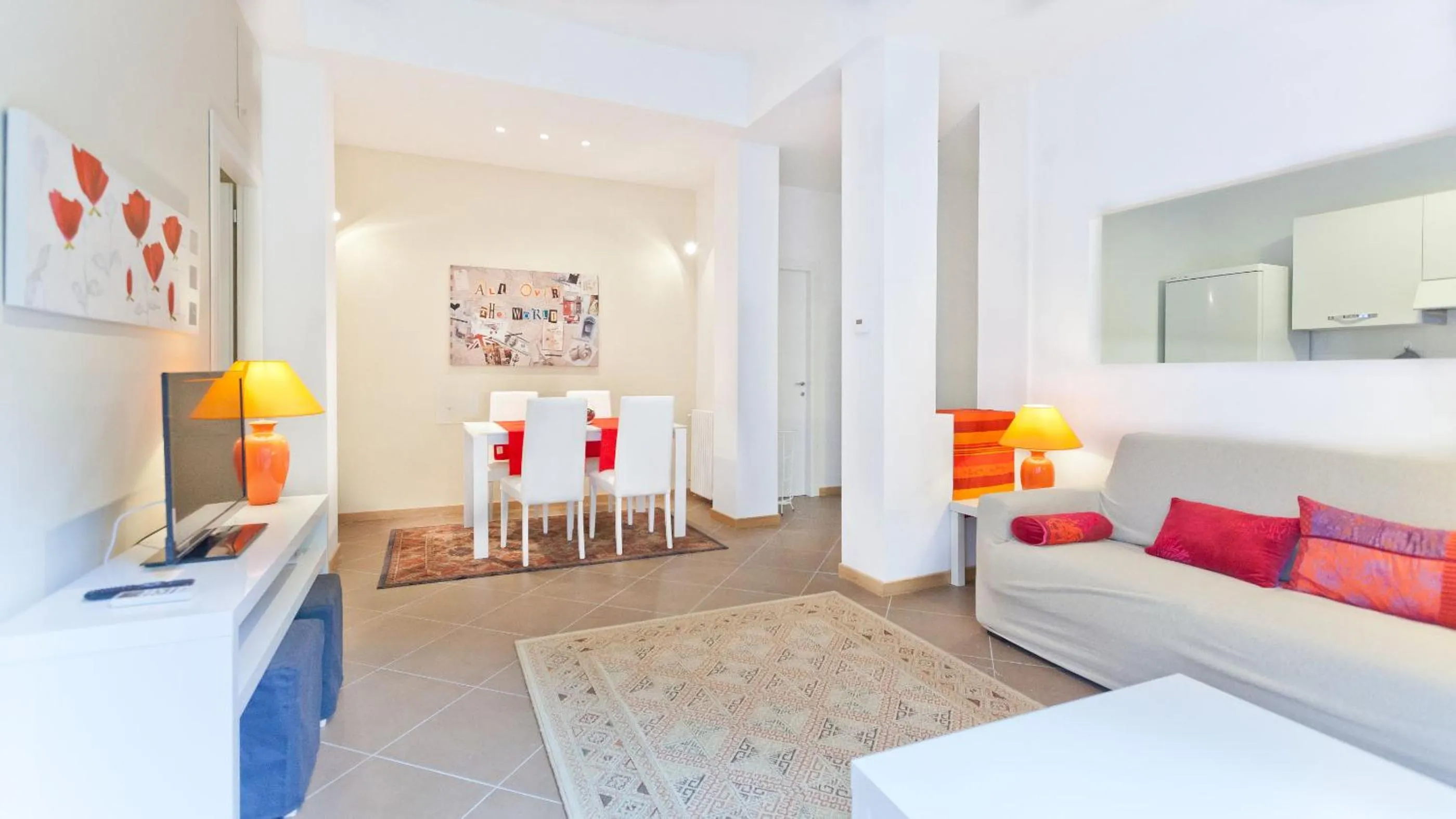 Living room in Circo Massimo Apartment 2