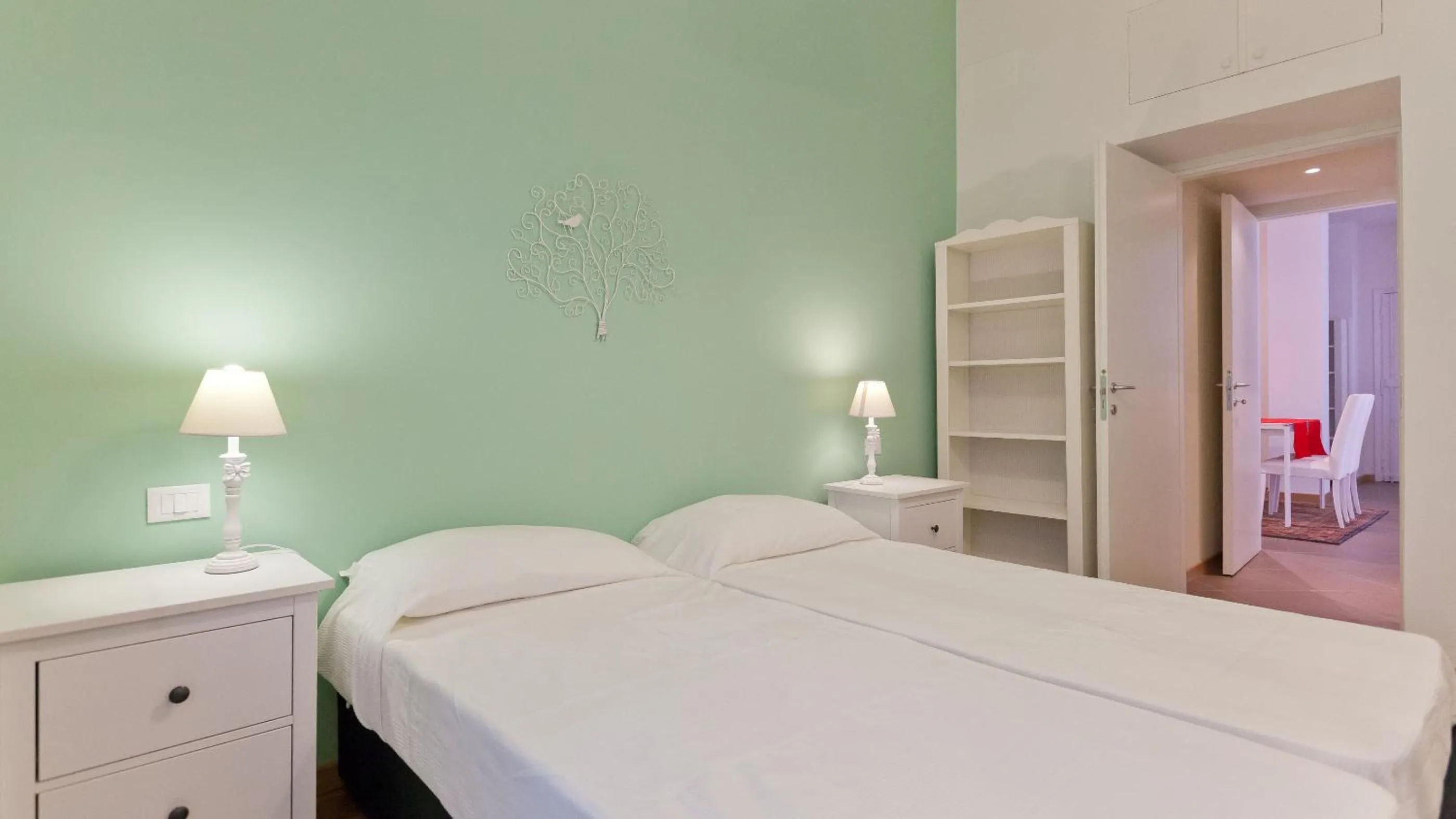 Bedroom, Bed in Circo Massimo Apartment 2
