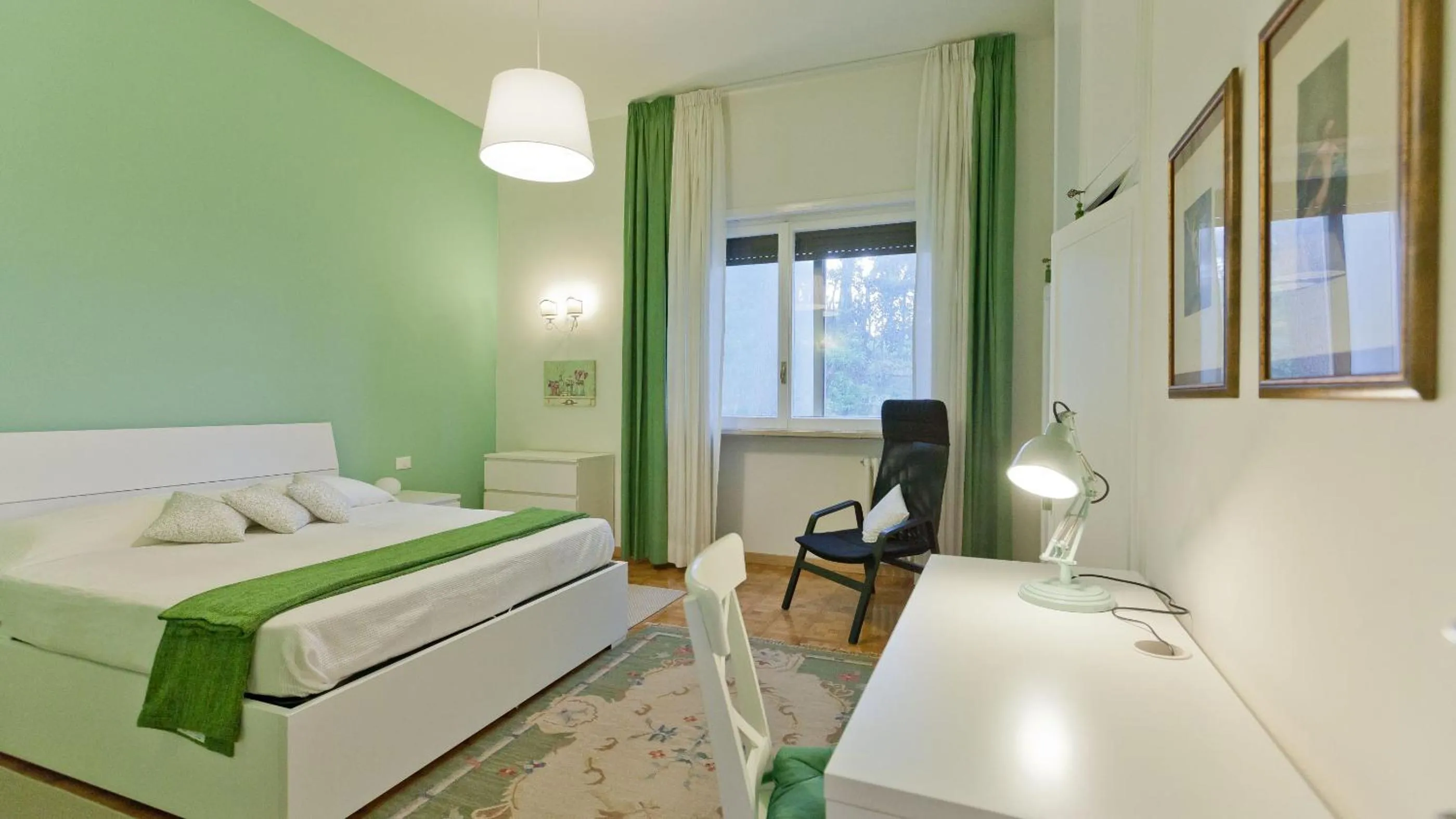 Bedroom, Bed in Circo Massimo Apartment 2