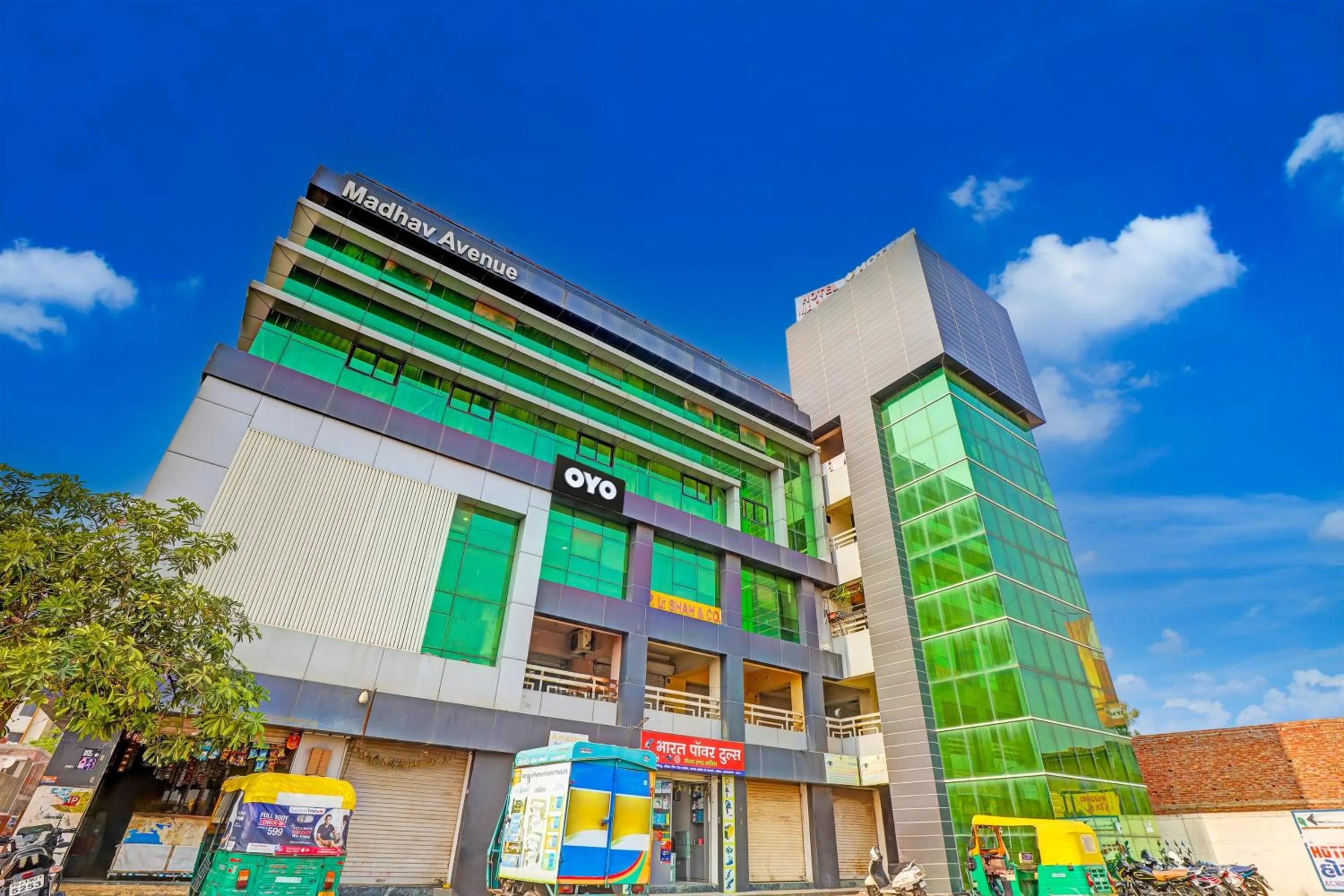 Facade/entrance, Property Building in Hotel Madhav,Ahmedabad