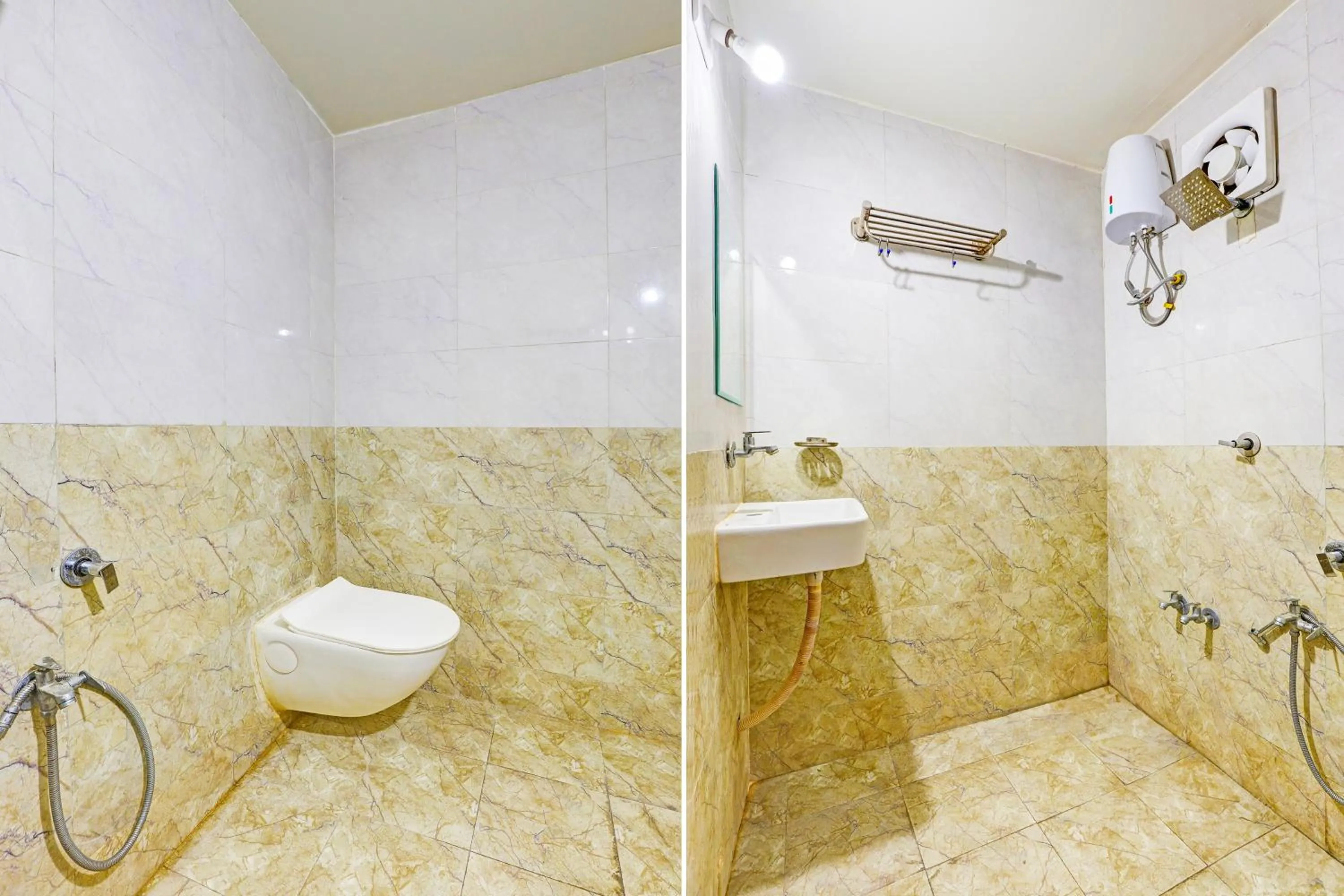 Bathroom in Hotel Madhav,Ahmedabad