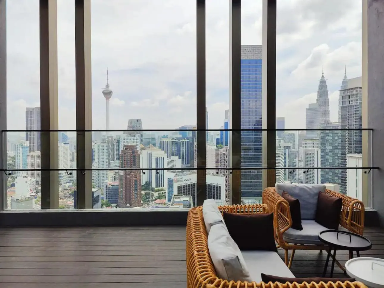 Seating area in Axon Residence Bukit Bintang by Luna