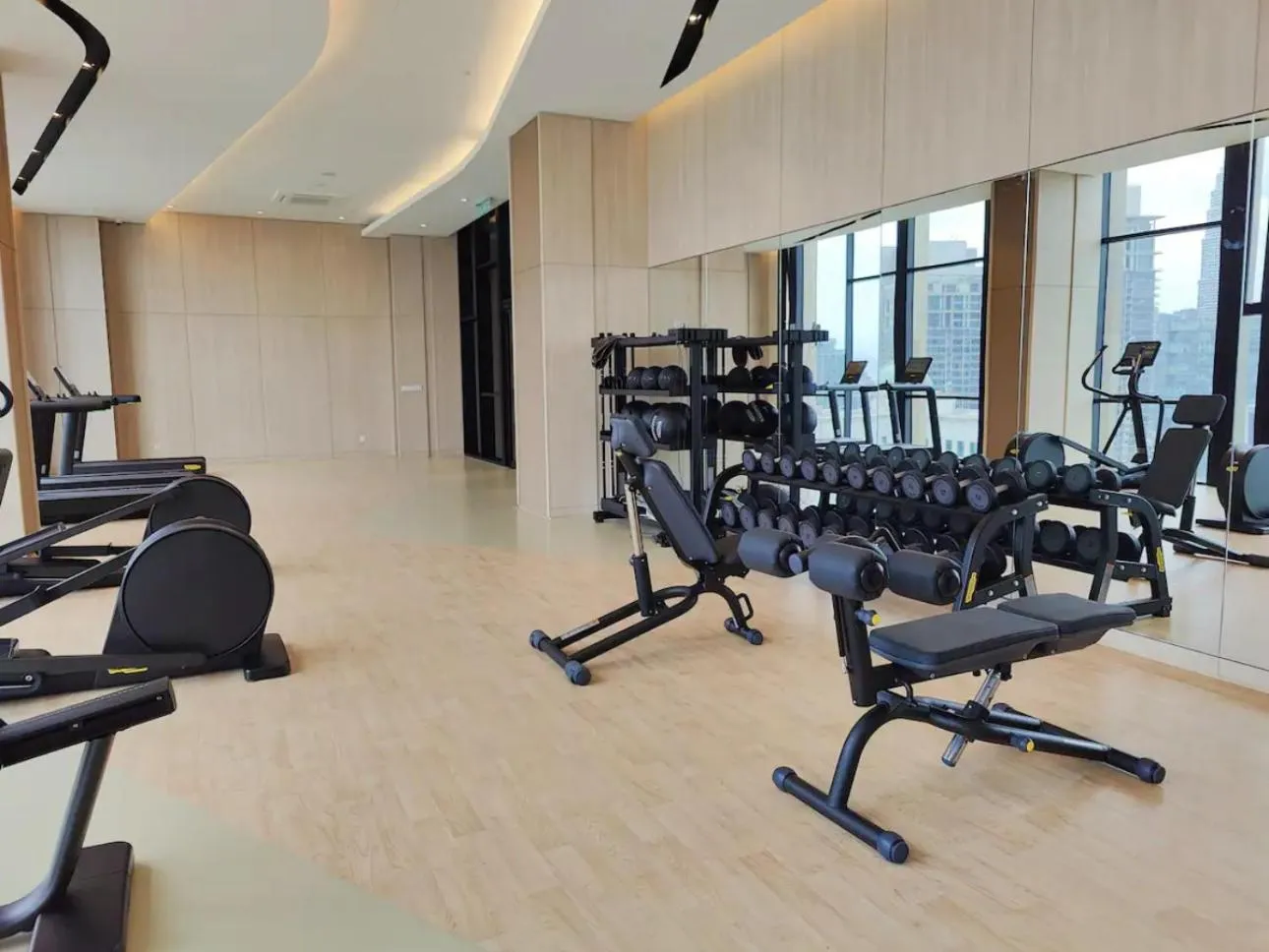 Fitness centre/facilities in Axon Residence Bukit Bintang by Luna