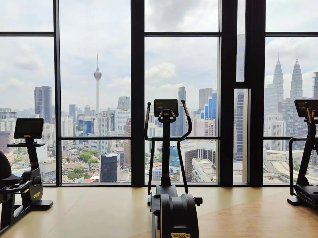 Fitness centre/facilities in Axon Residence Bukit Bintang by Luna