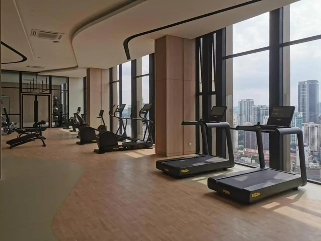 Fitness centre/facilities in Axon Residence Bukit Bintang by Luna