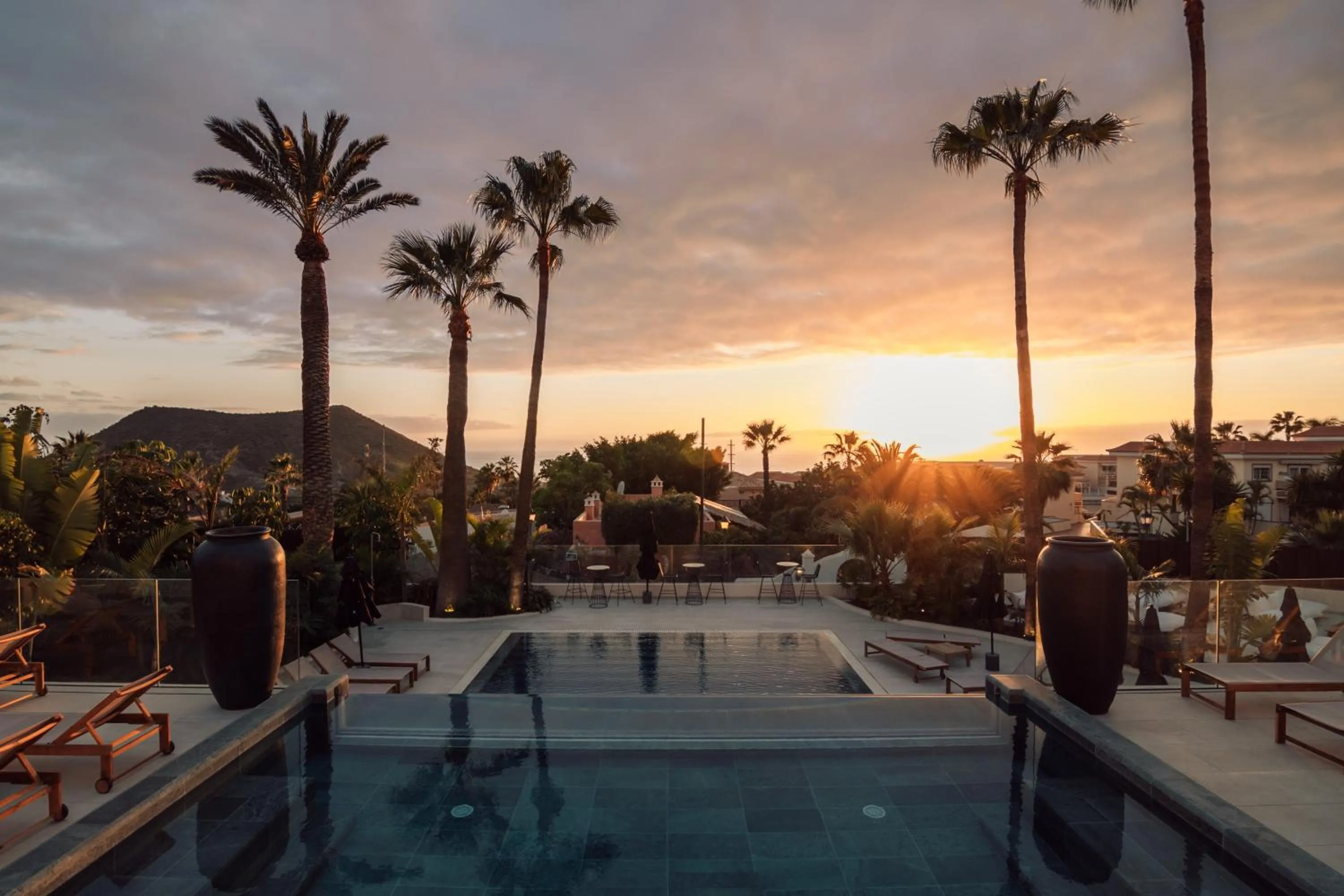 Pool view in Hotel Estefania Boutique Suites