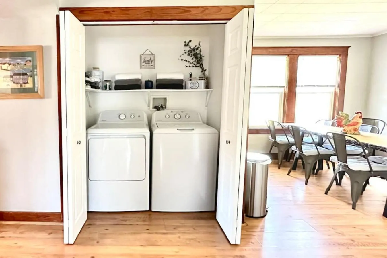 laundry in 3 beds in Gorham direct trail access