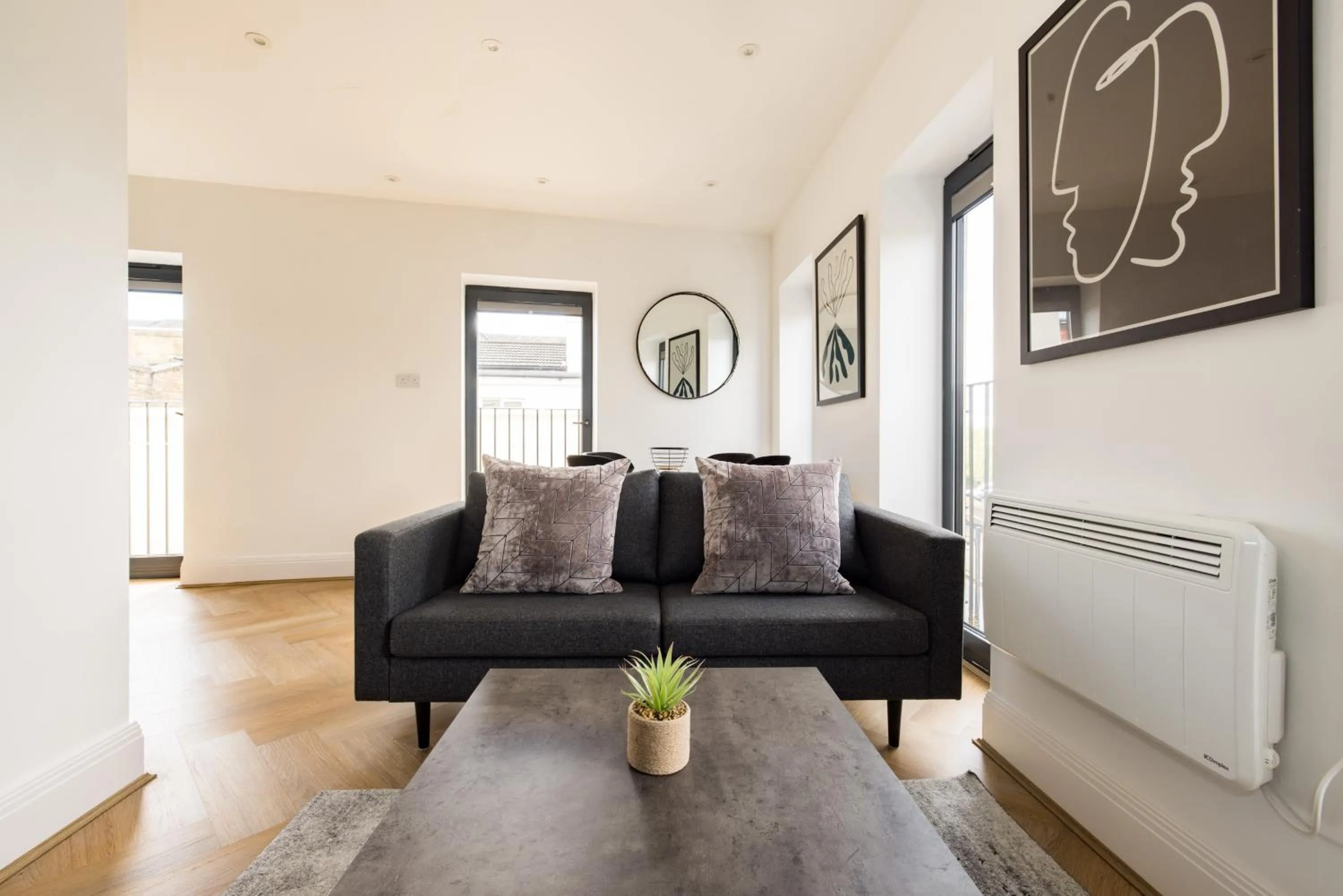 Living room in Charles Hope Staines Riverside