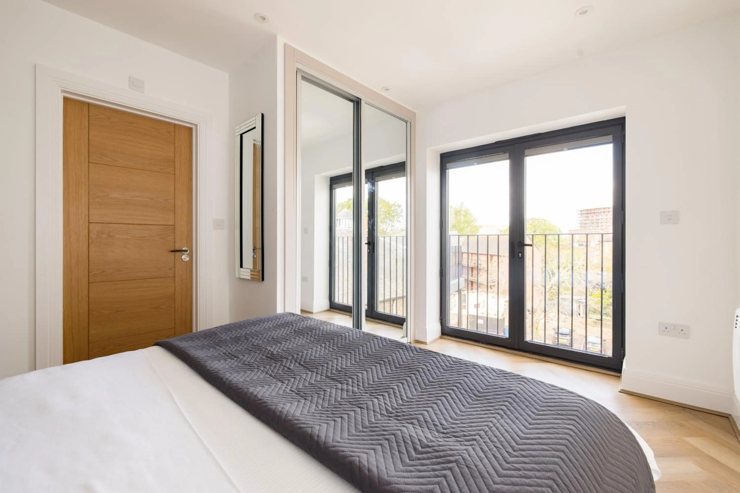 Bed in Charles Hope Staines Riverside