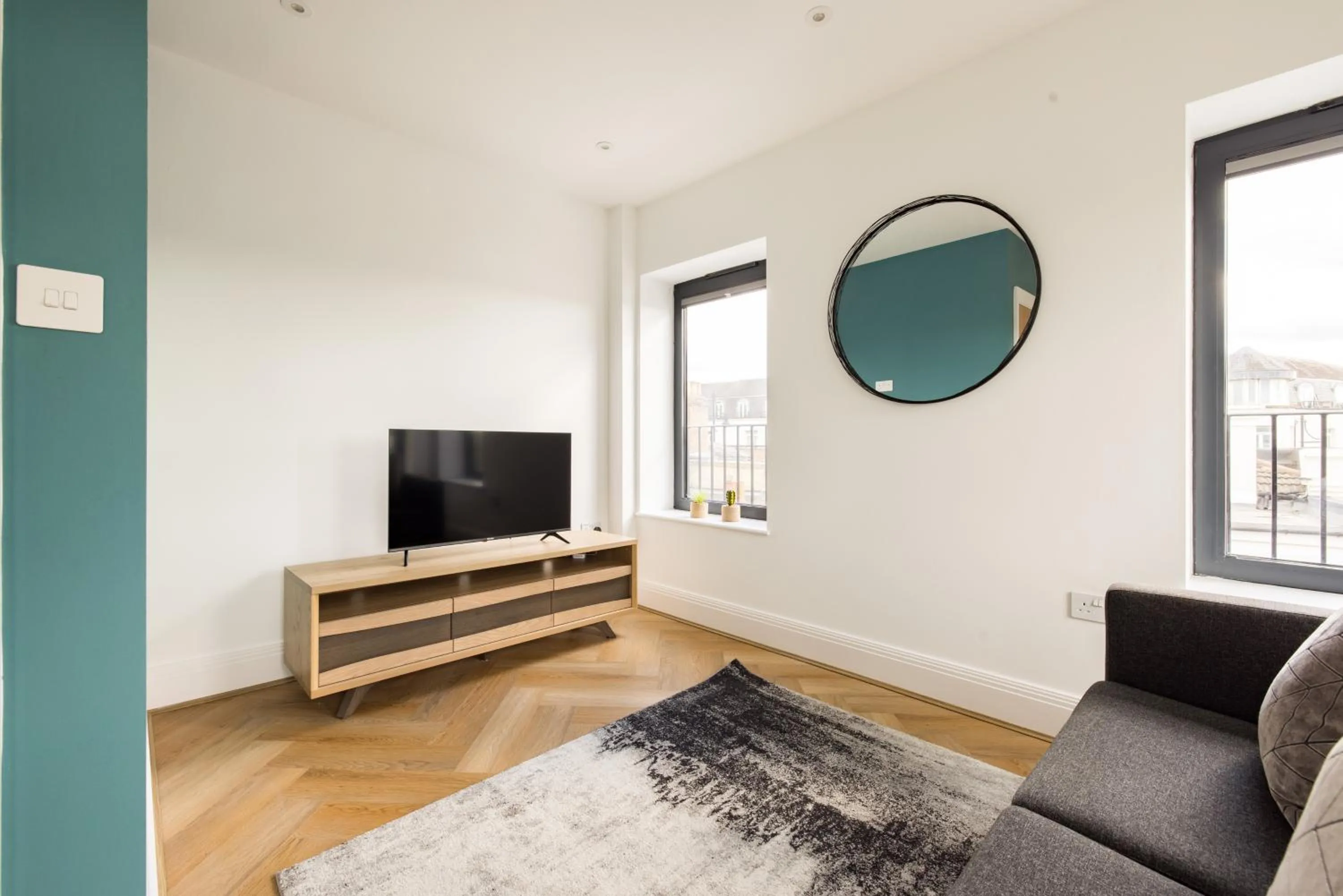 Living room in Charles Hope Staines Riverside