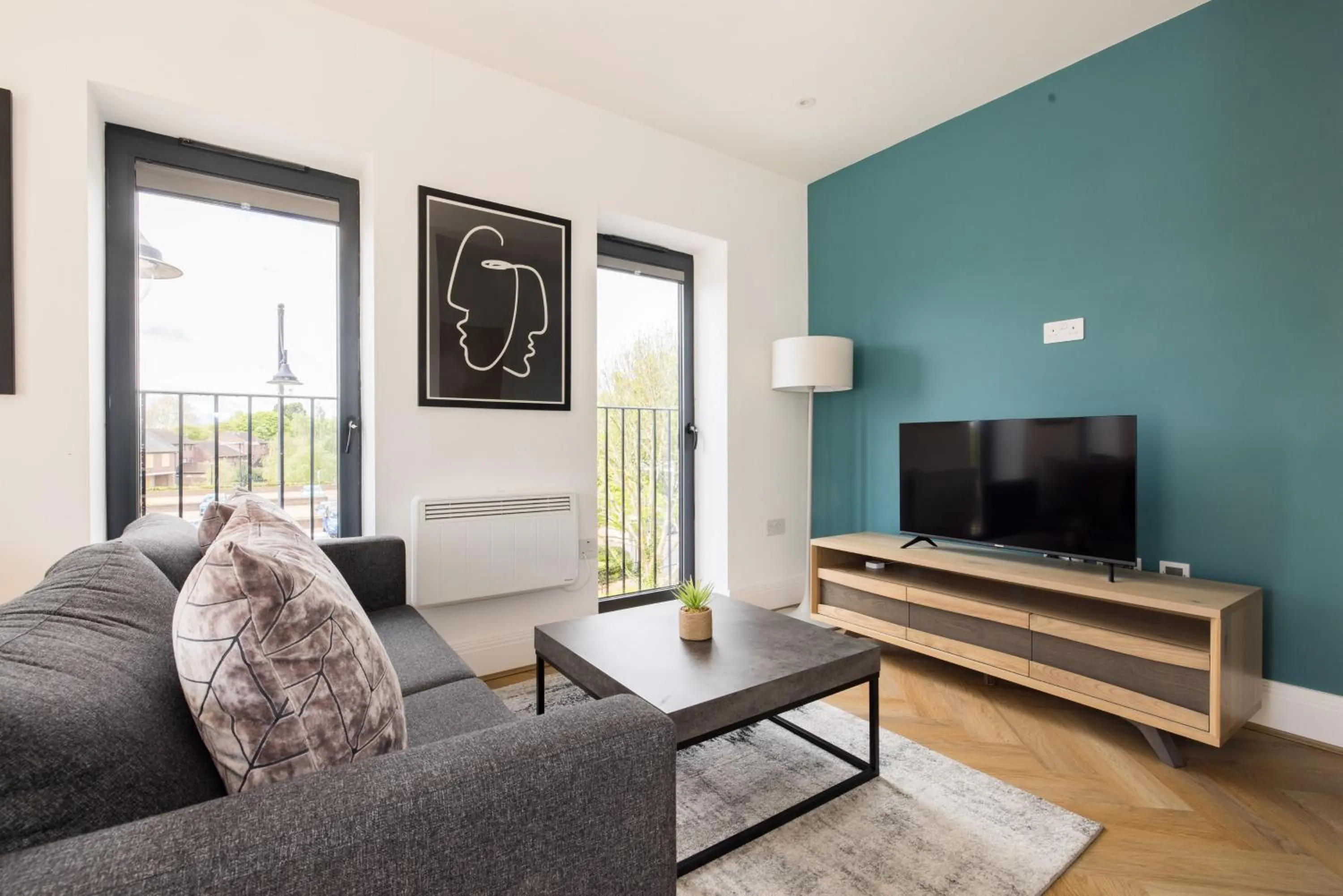 Living room in Charles Hope Staines Riverside