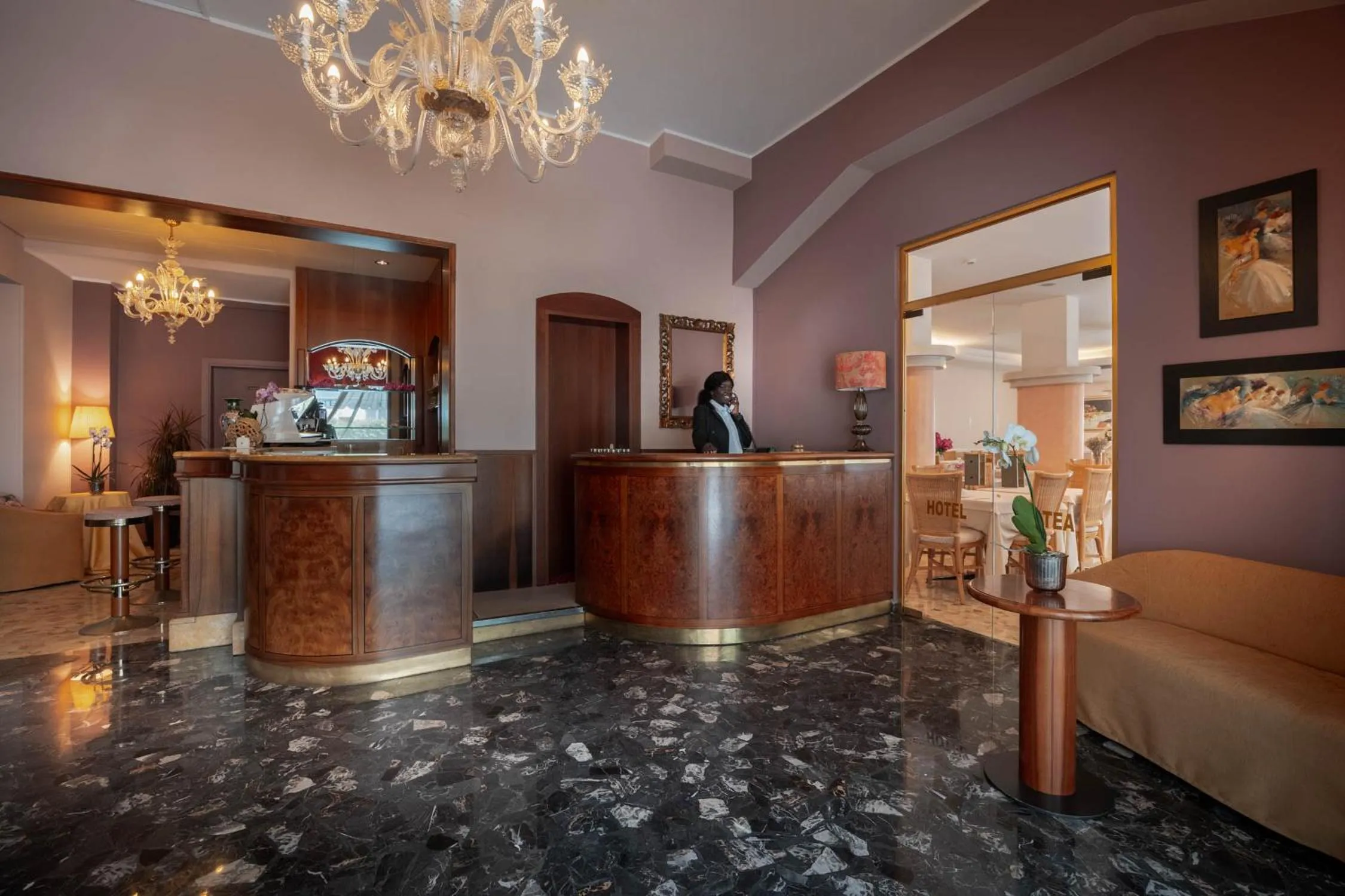 Lobby or reception in Hotel Altea