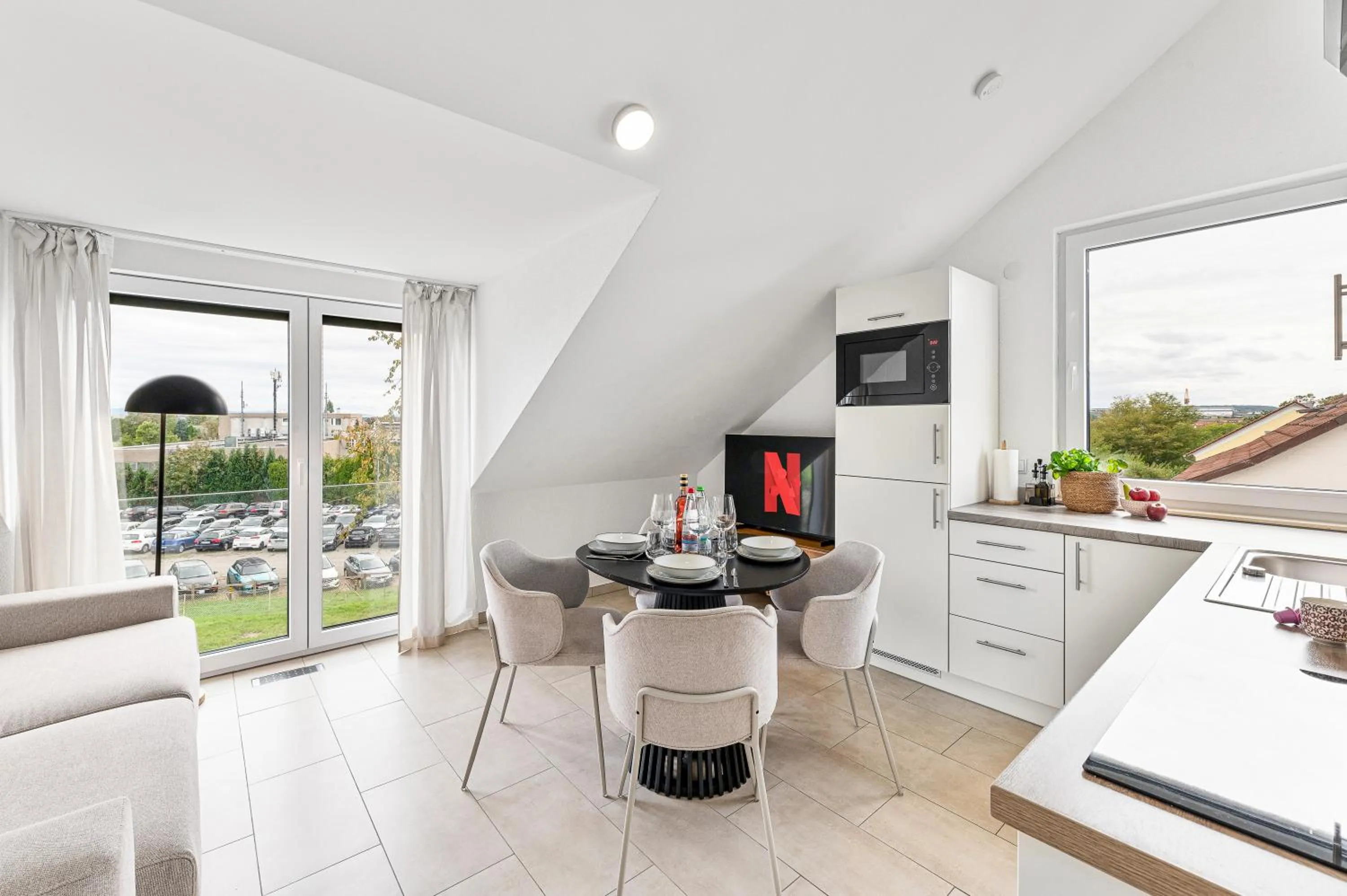 TV and multimedia in The Serviced - Design Apartments