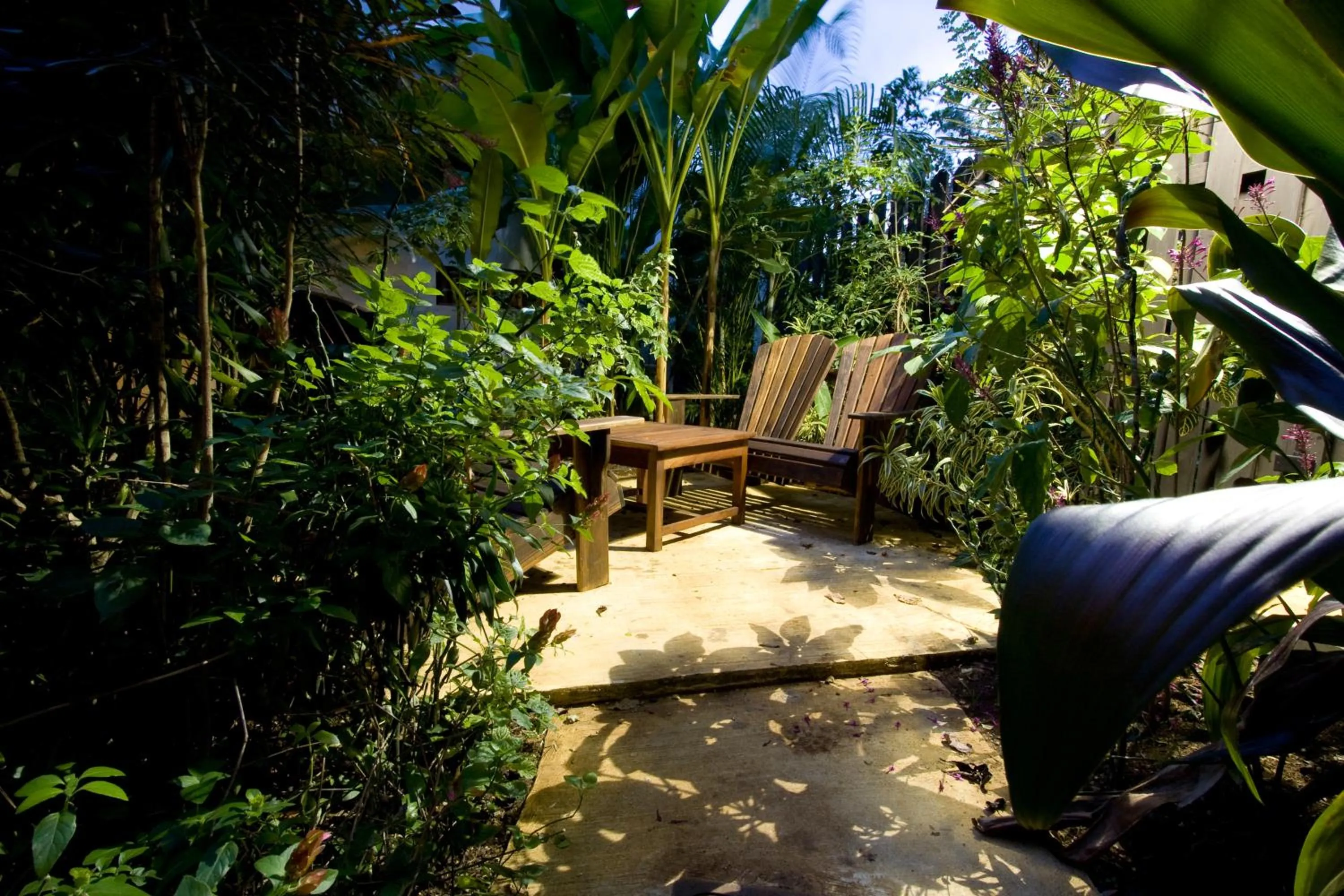 Garden view in Villas Sur Mer