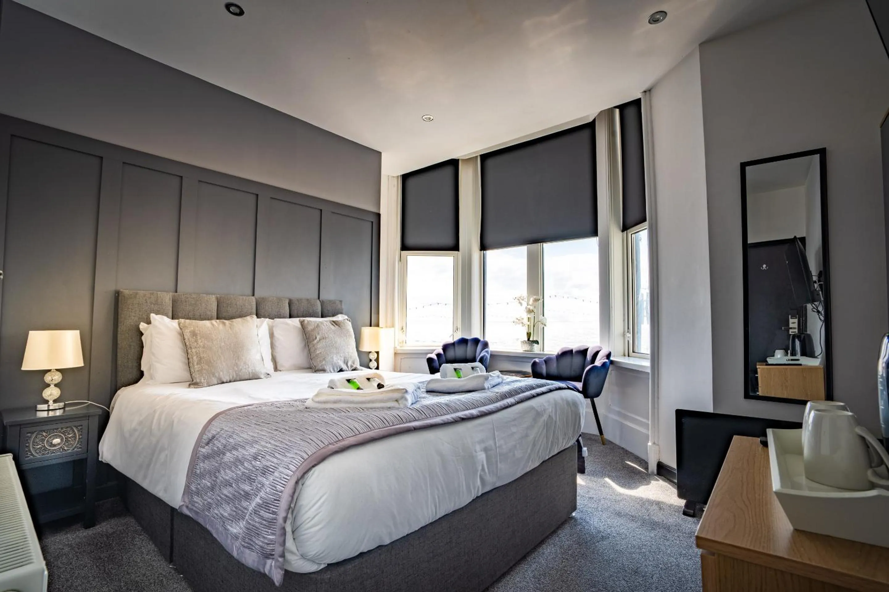 Bedroom in Woodhouse Hotel Fully refurbished quiet family hotel No stag or hens all will be refused on checkin