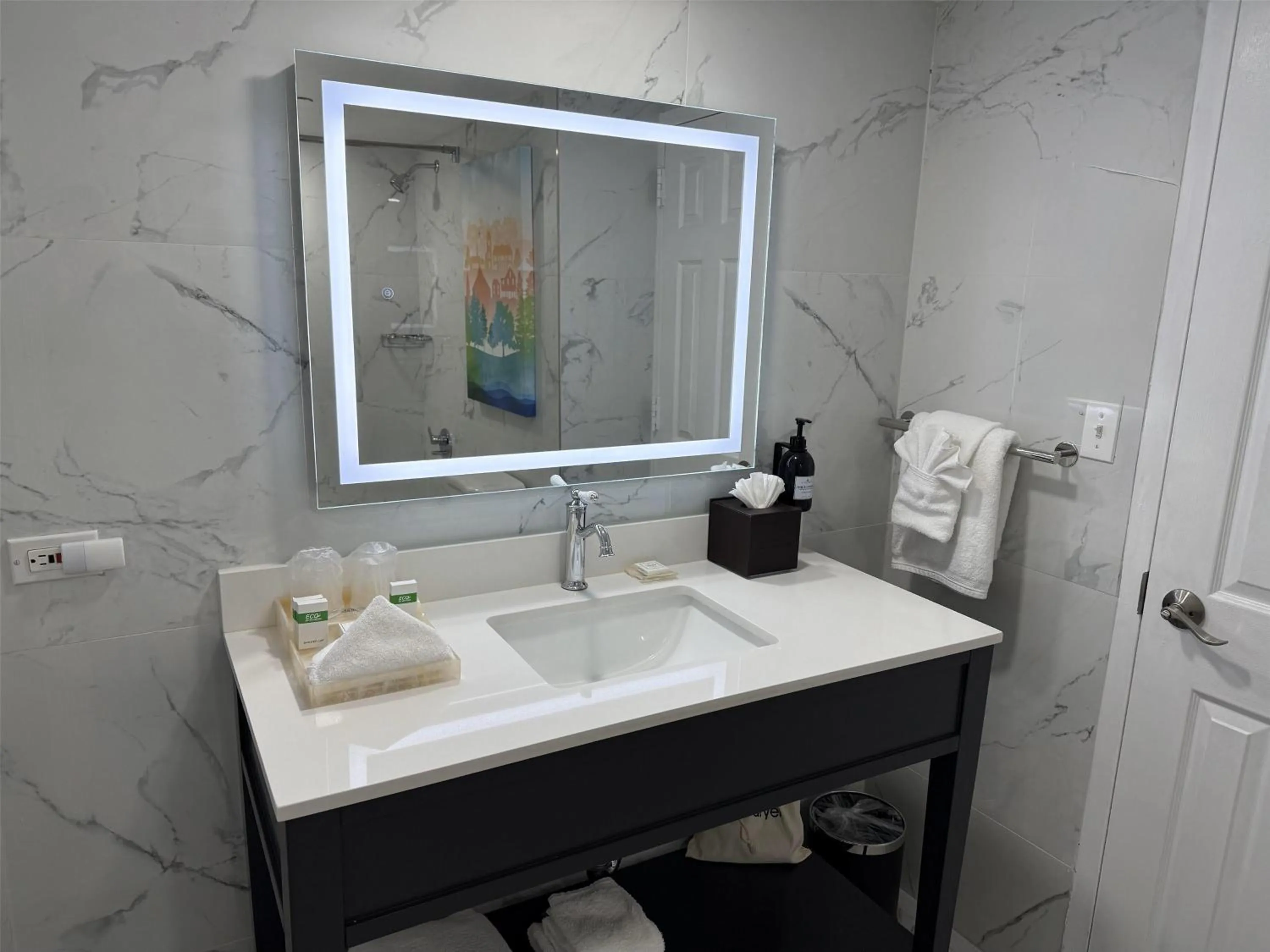 Bathroom in The Roslyn, Tapestry Collection by Hilton