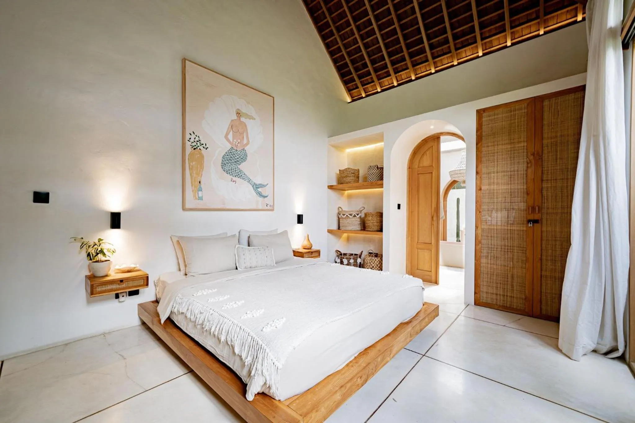 Bed in Villa Kerang Sue