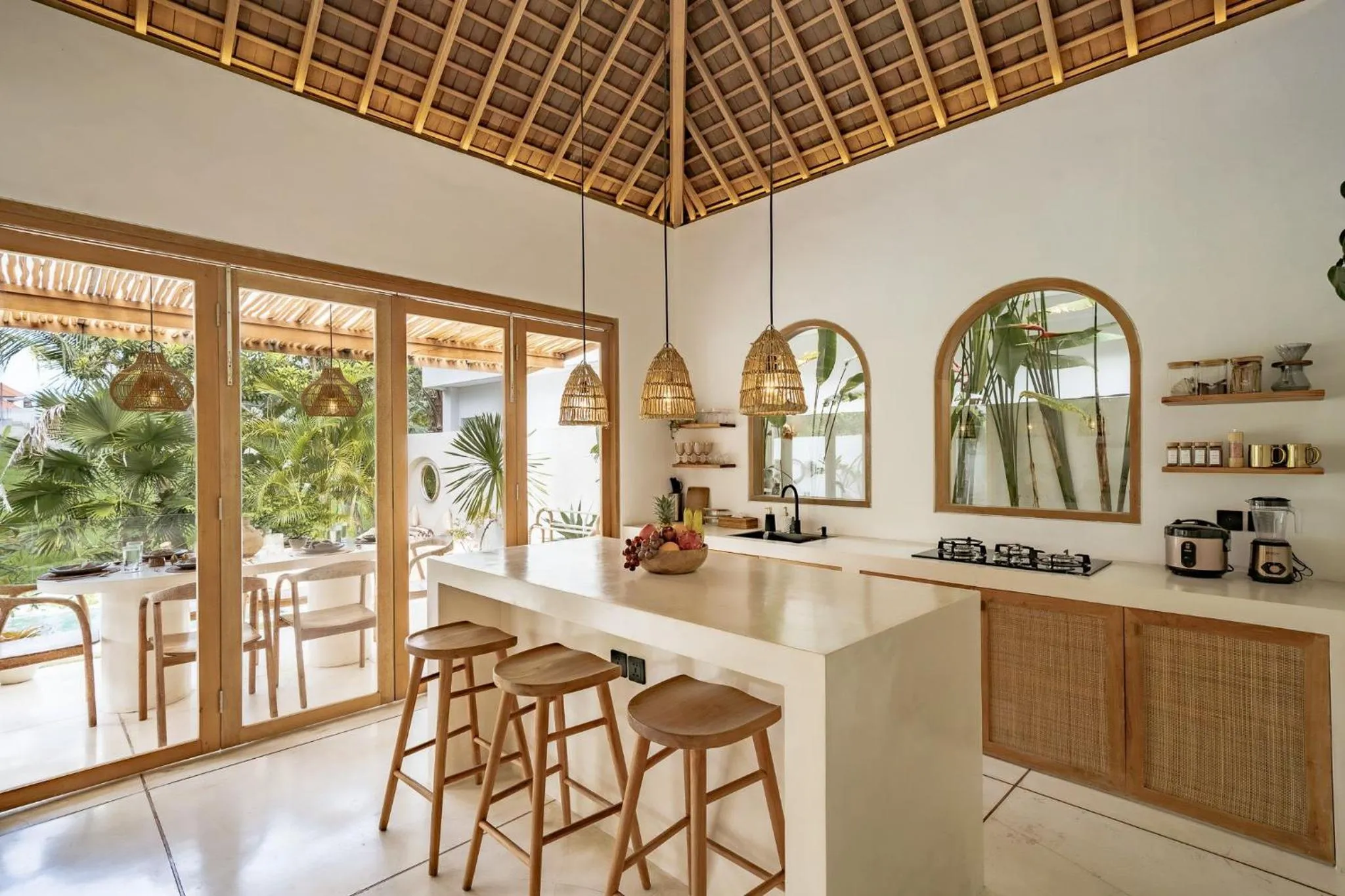 Kitchen or kitchenette in Villa Kerang Sue