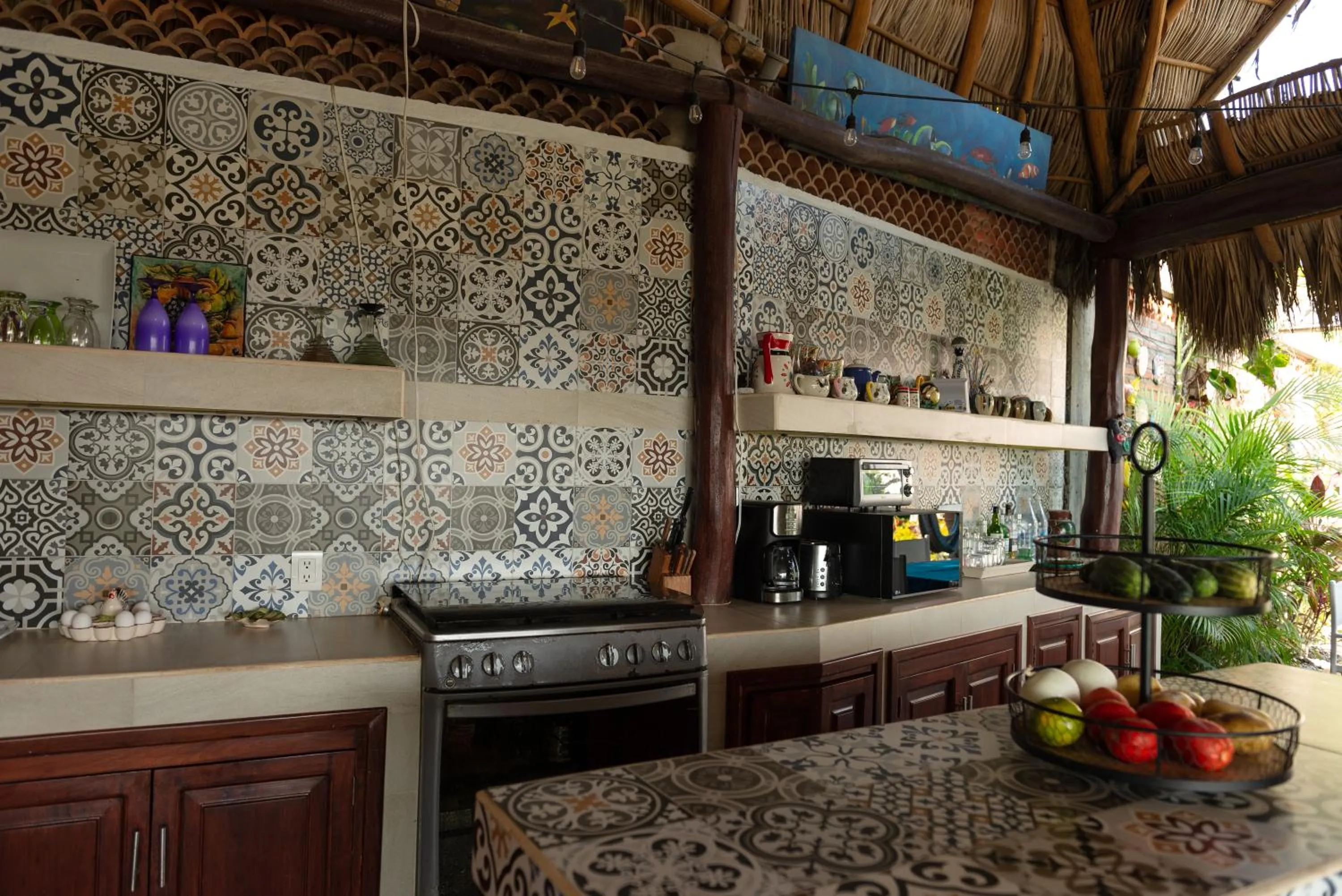 Kitchen or kitchenette in Villa Bella Bed & Breakfast Inn