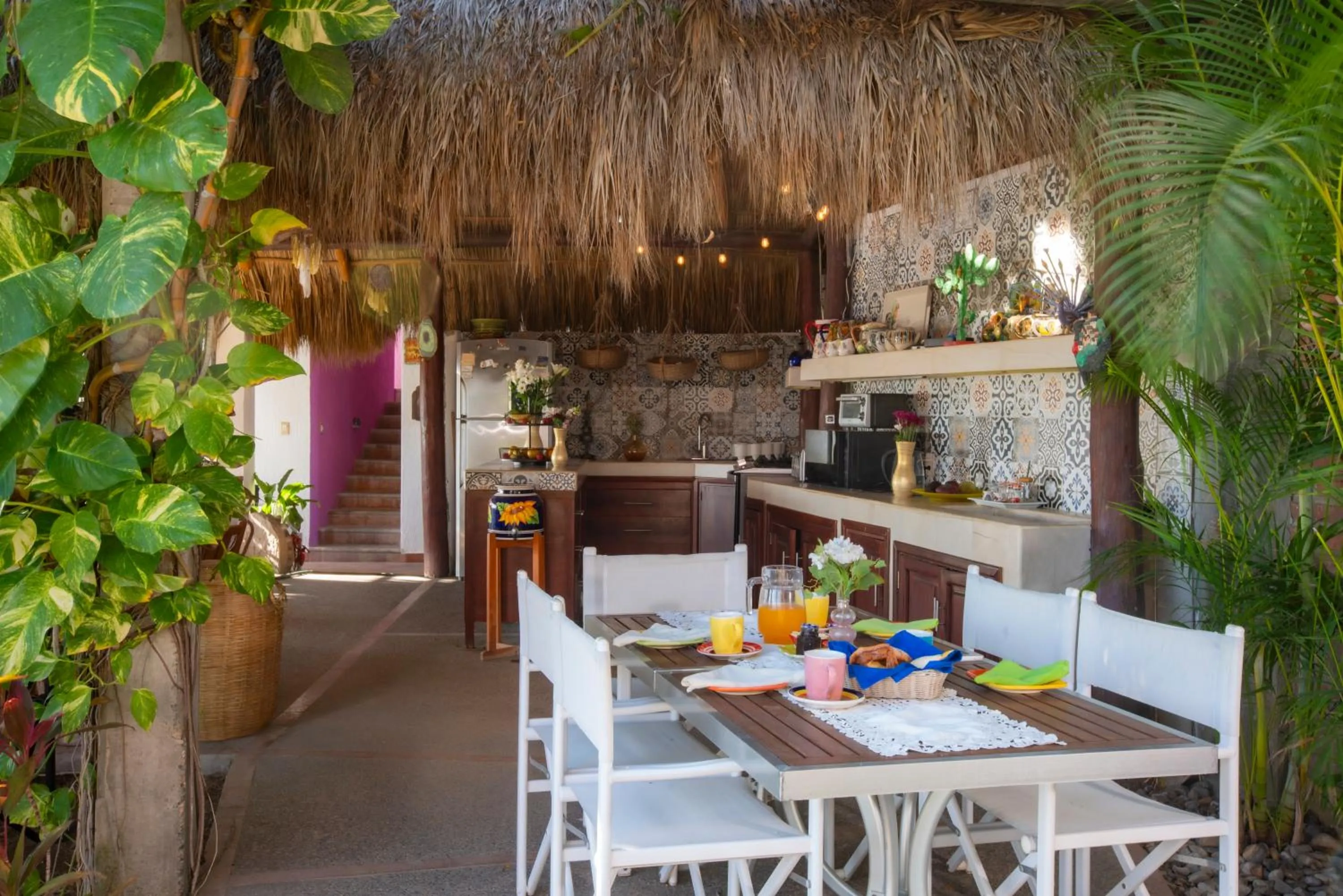 Kitchen or kitchenette in Villa Bella Bed & Breakfast Inn