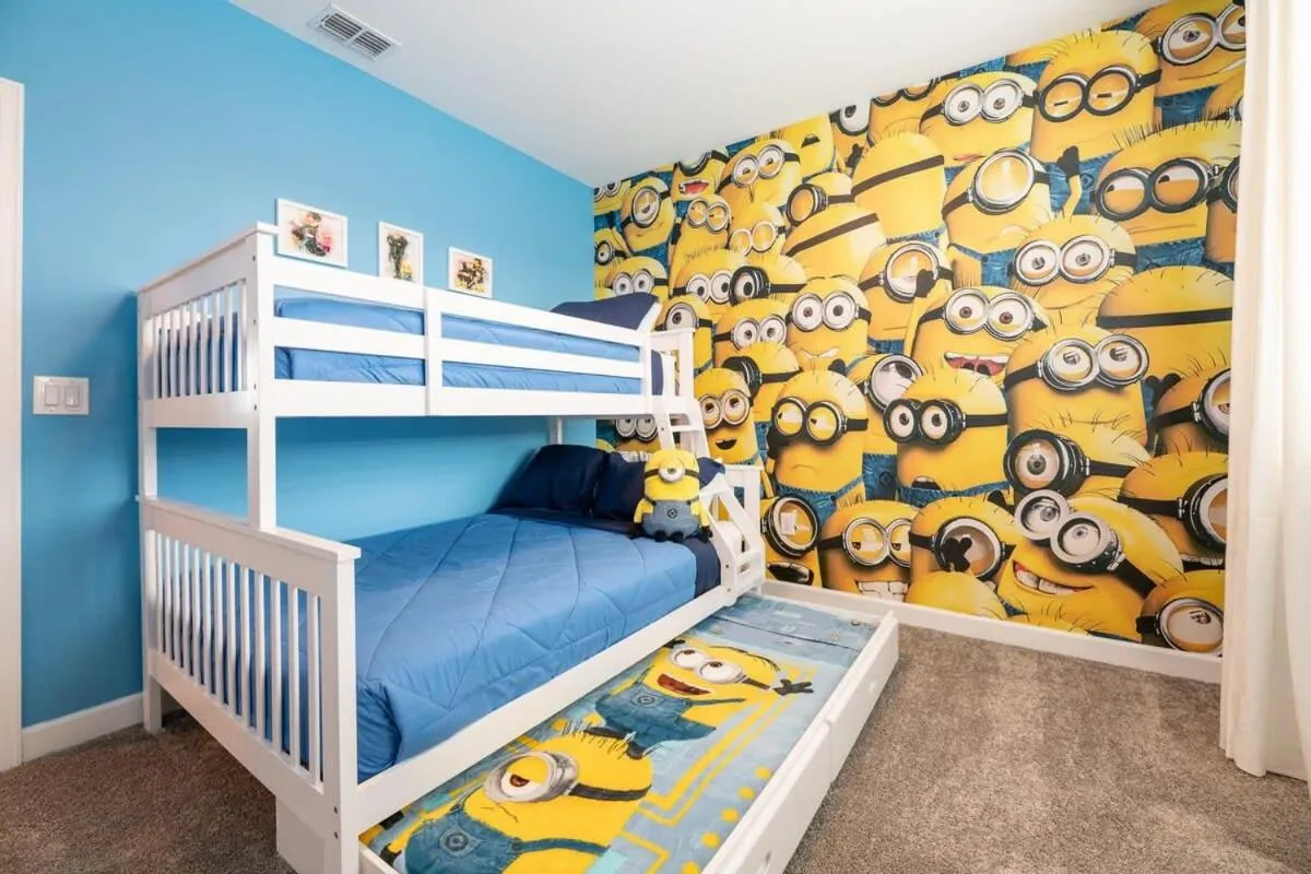 Bed in Themed Home 5BR - Private Pool, Prime Location