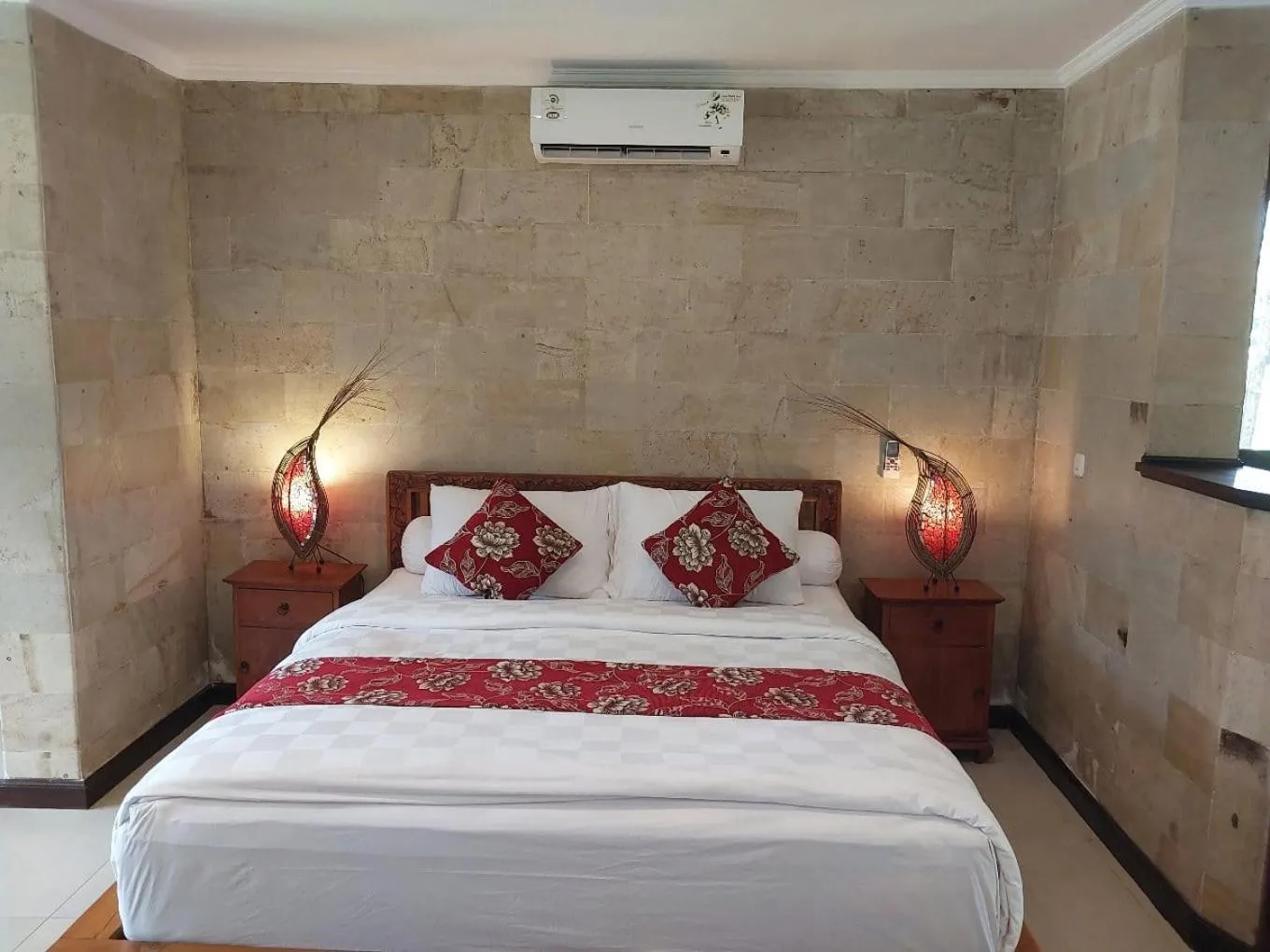 View (from property/room), Bed in Dzawani Ubud