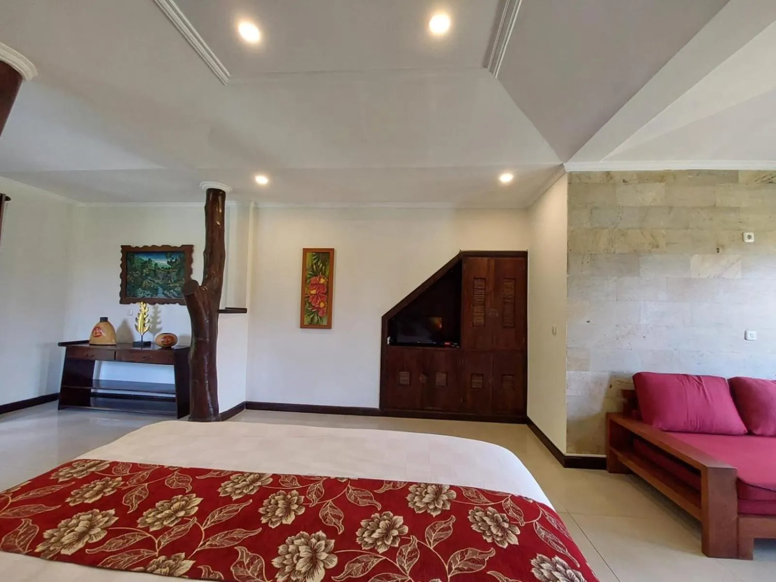 View (from property/room), Bed in Dzawani Ubud