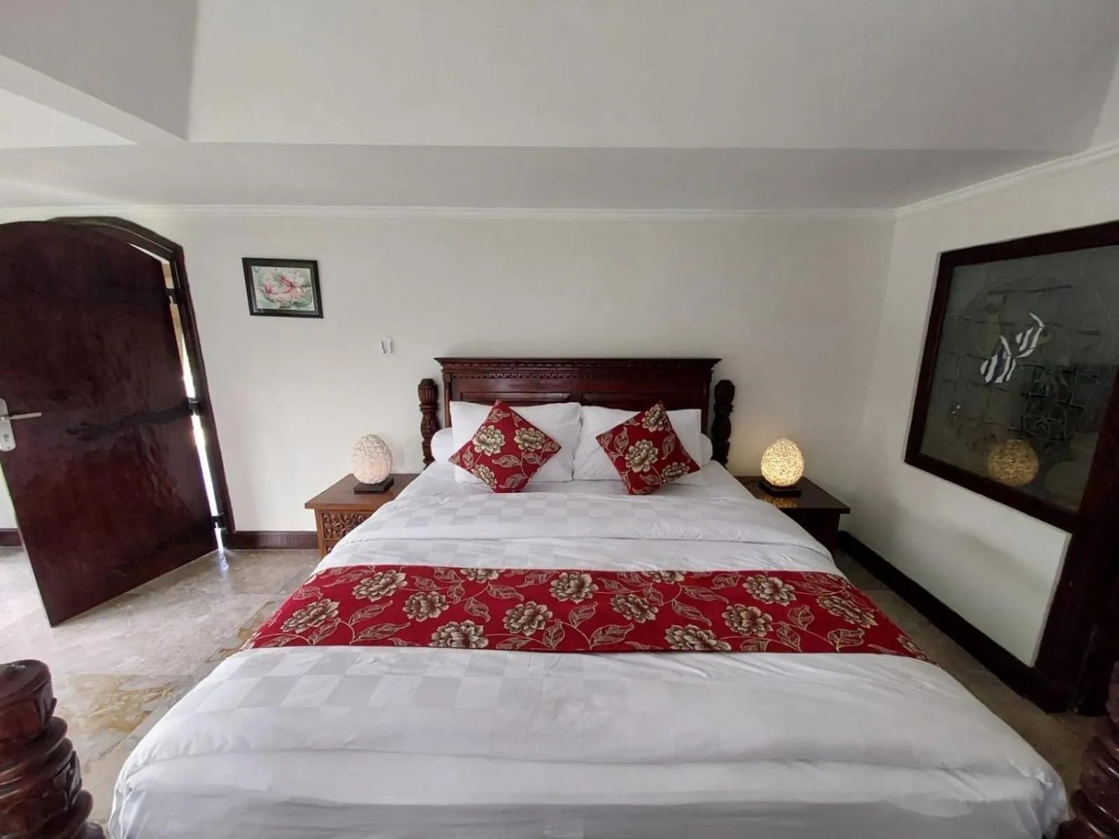 View (from property/room), Bed in Dzawani Ubud