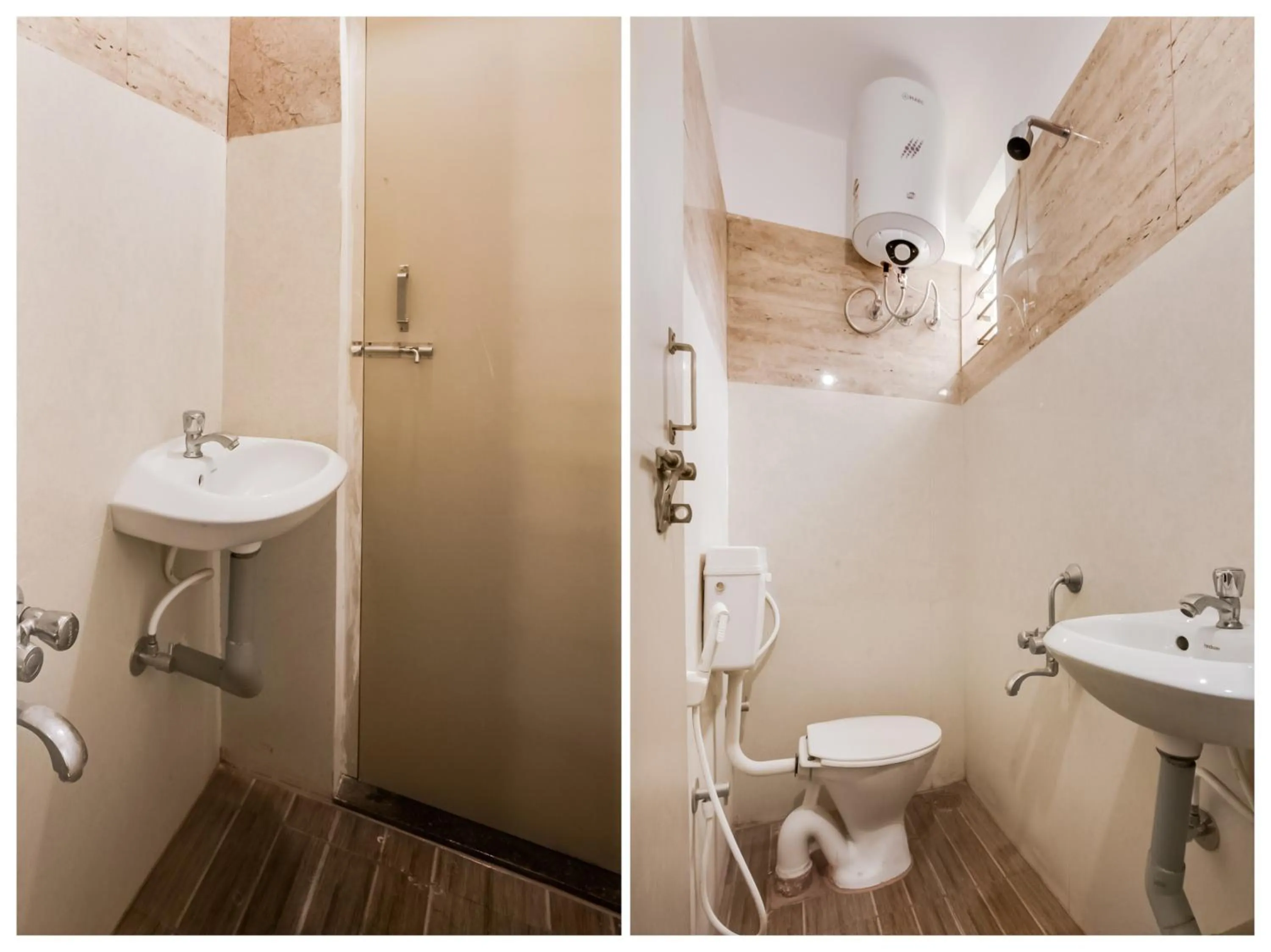 Bathroom in Hotel O Manjushree Boarding & Lodging nearby Dr.BR Ambedkar Stadium Basveshwar nagar