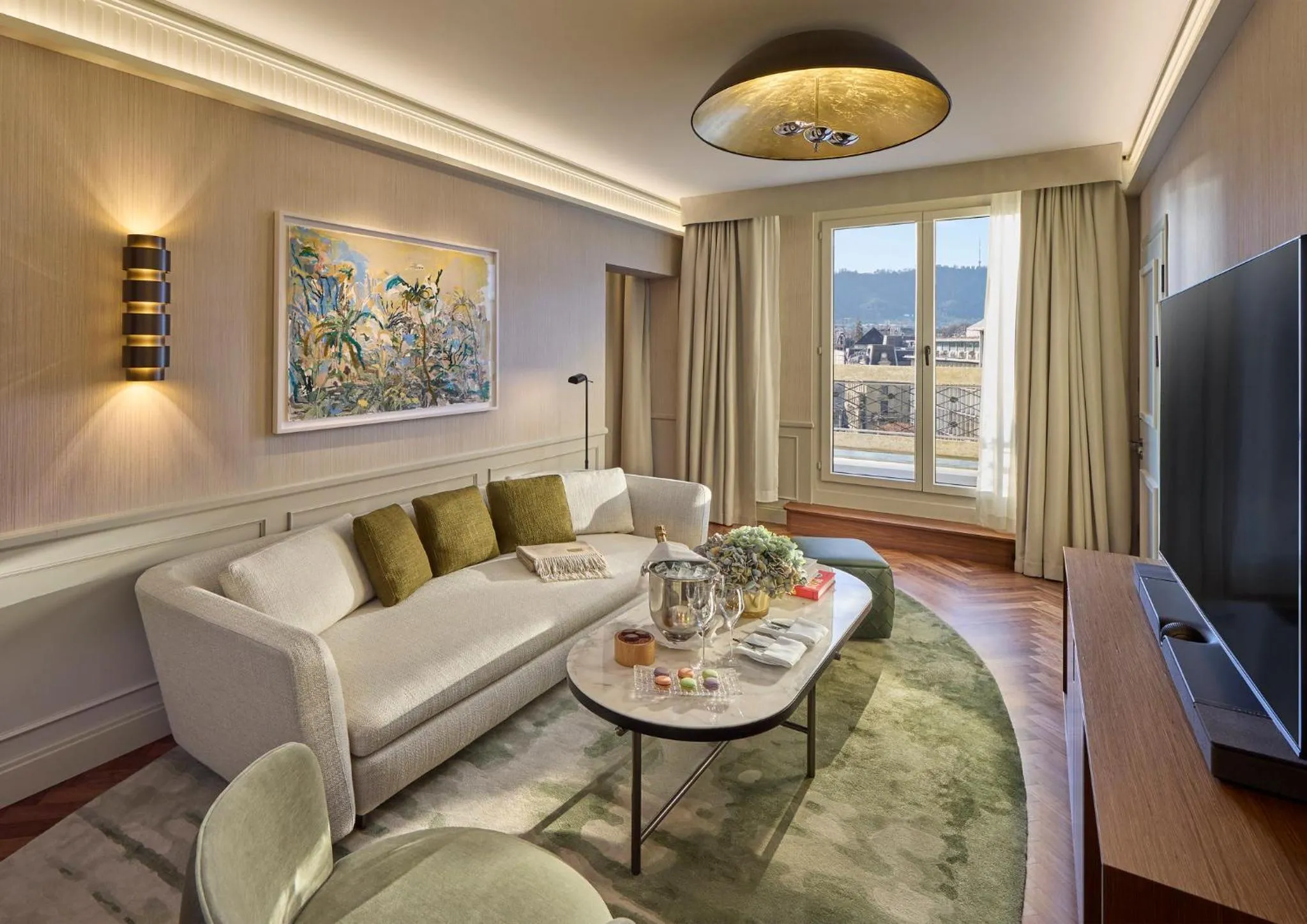 Property building in Mandarin Oriental Savoy, Zurich