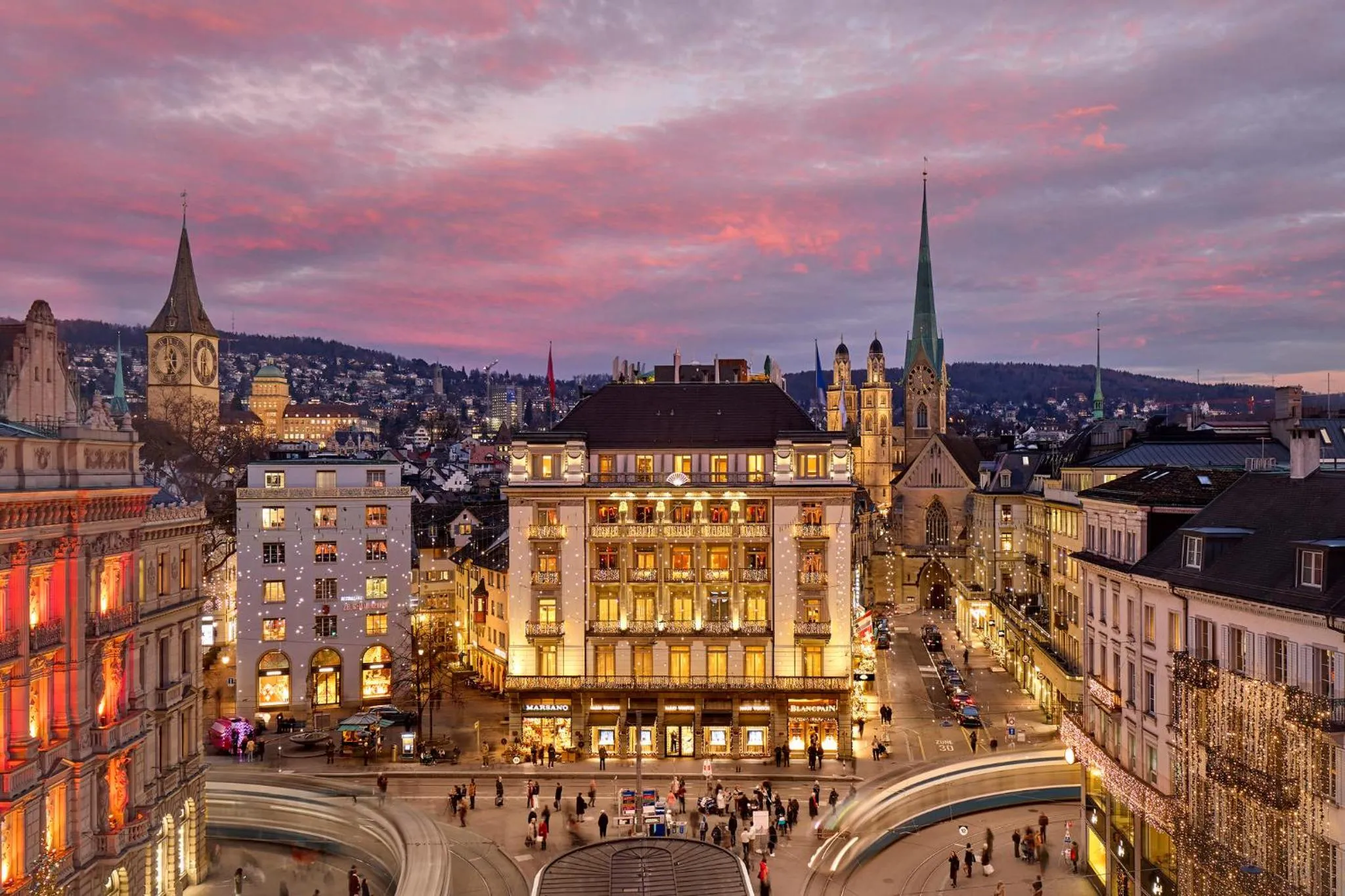 Property building in Mandarin Oriental Savoy, Zurich