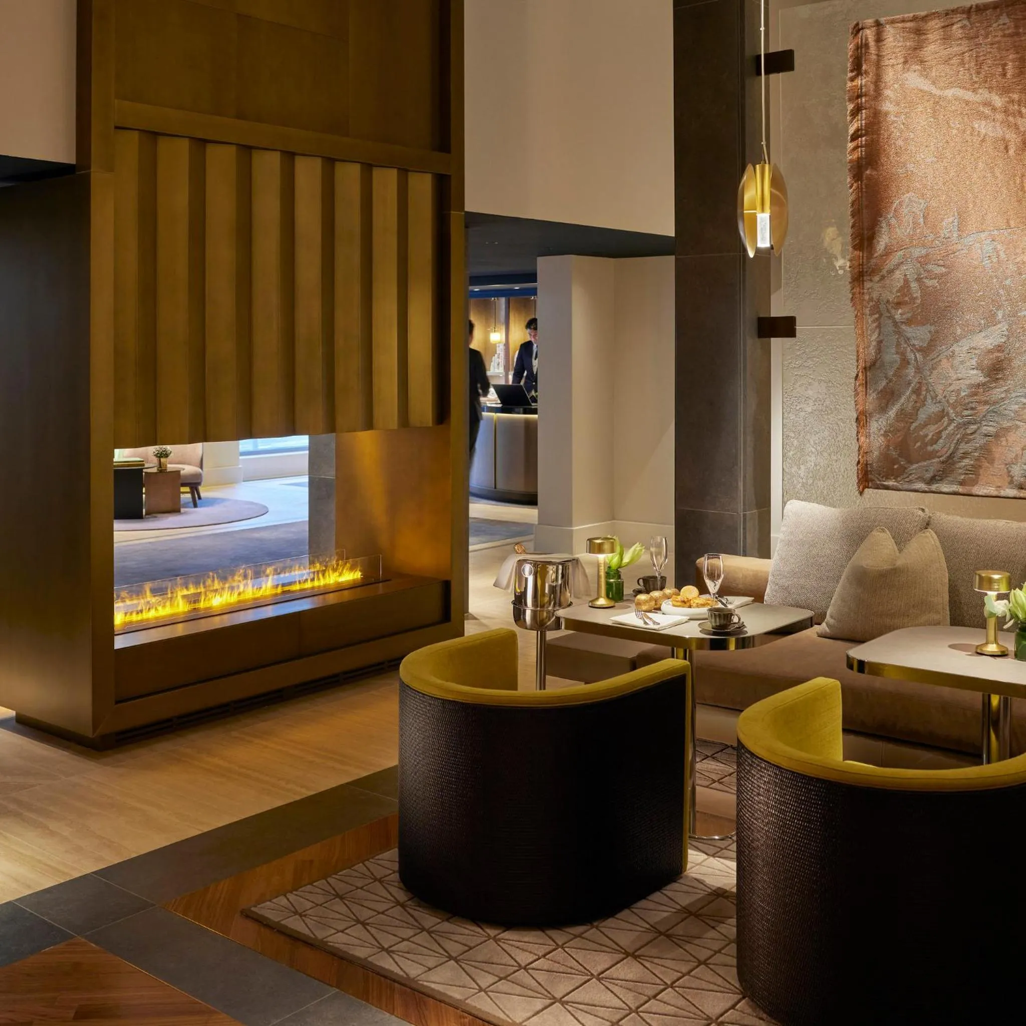 Lounge or bar in Mandarin Oriental Savoy, Zurich