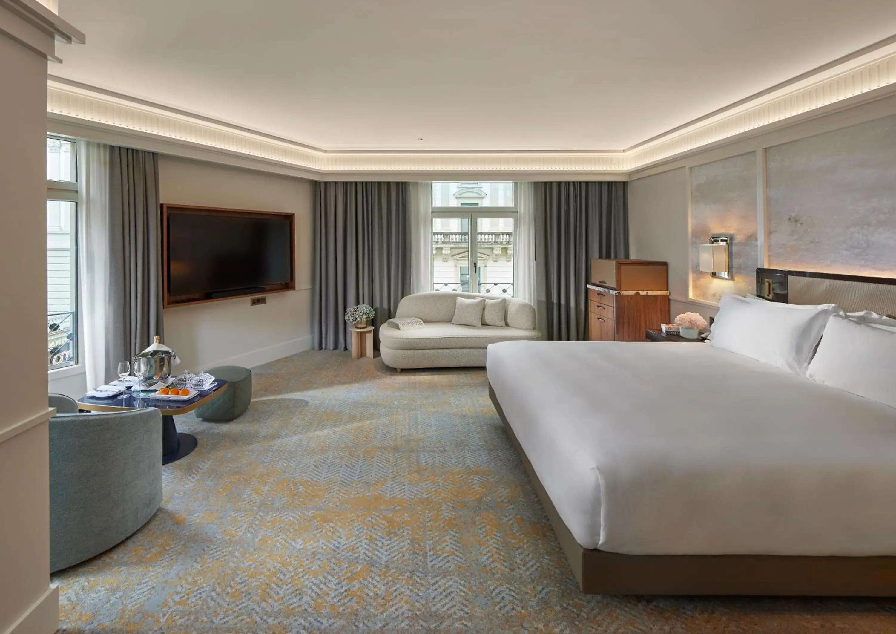Two-Bedroom Junior Suite - single occupancy in Mandarin Oriental Savoy, Zurich Two-Bedroom Junior Suite - single occupancy in Mandarin Oriental Savoy, Zurich