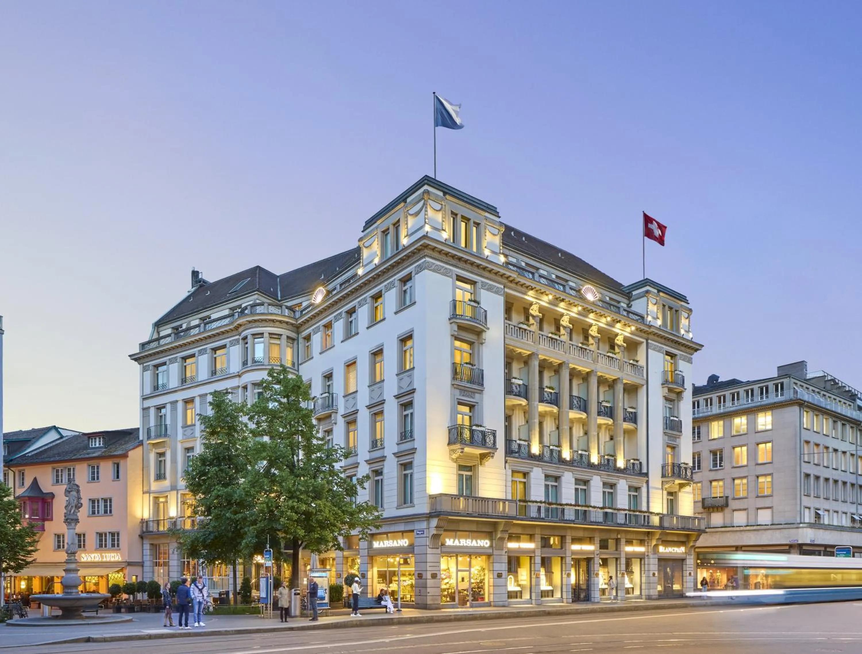 Property building in Mandarin Oriental Savoy, Zurich