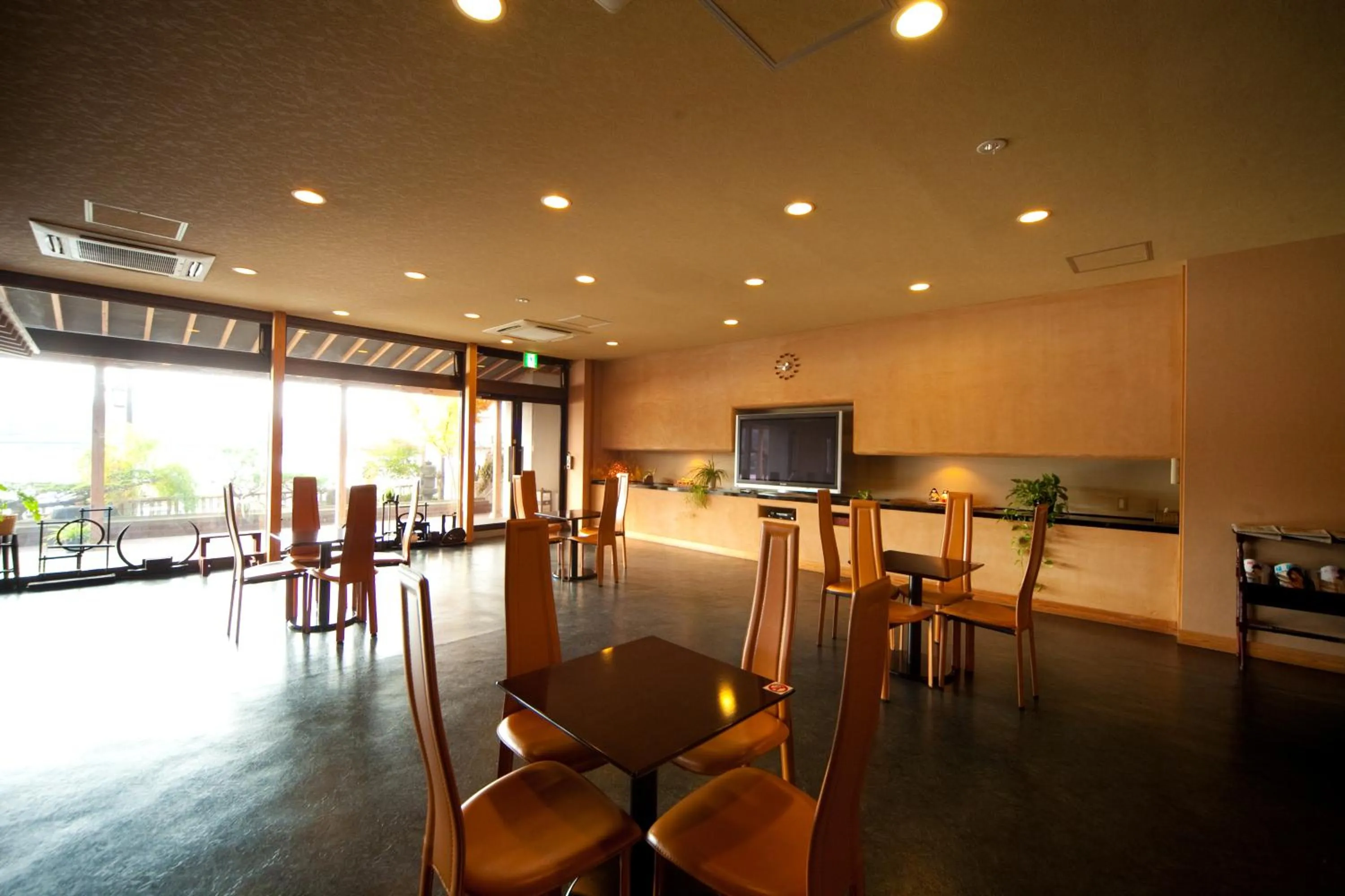 Lobby or reception in caffel Hina-no-sato