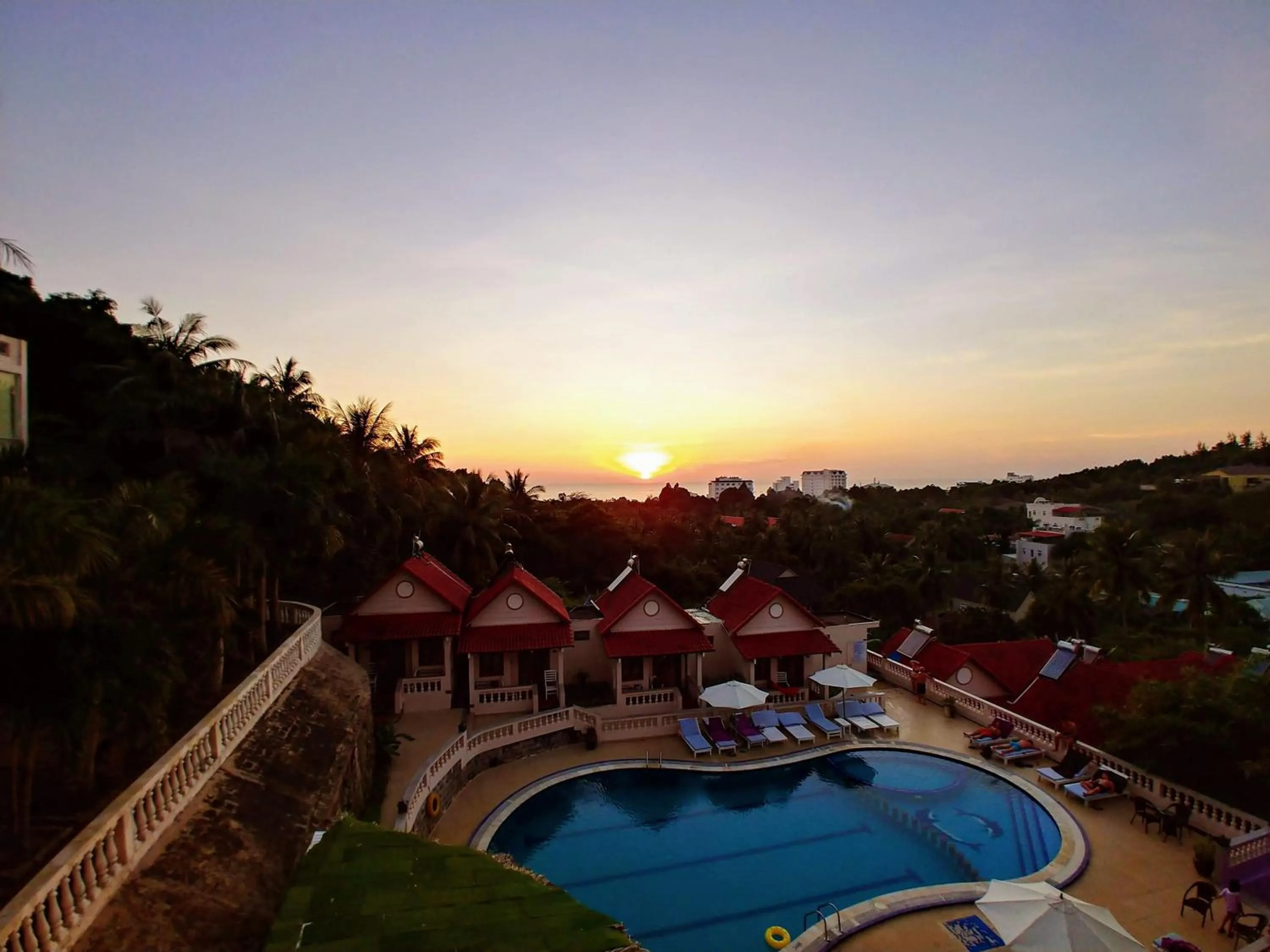 Pool view in Hong Bin Bungalow