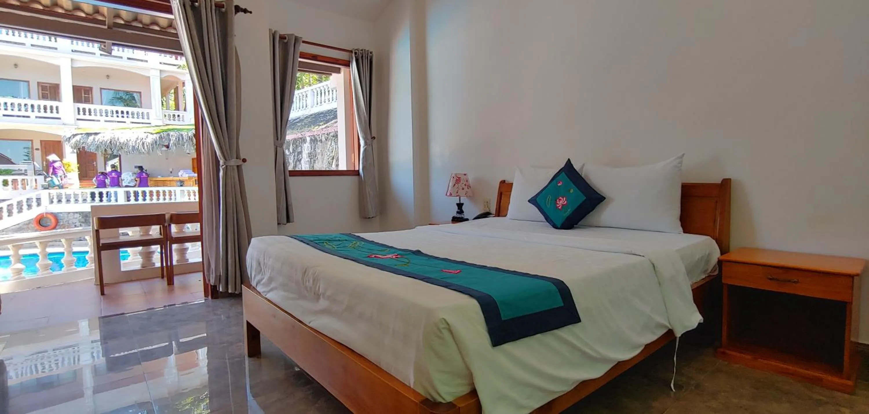 Bed in Hong Bin Bungalow