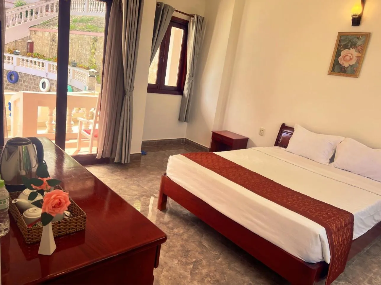 Bed in Hong Bin Bungalow