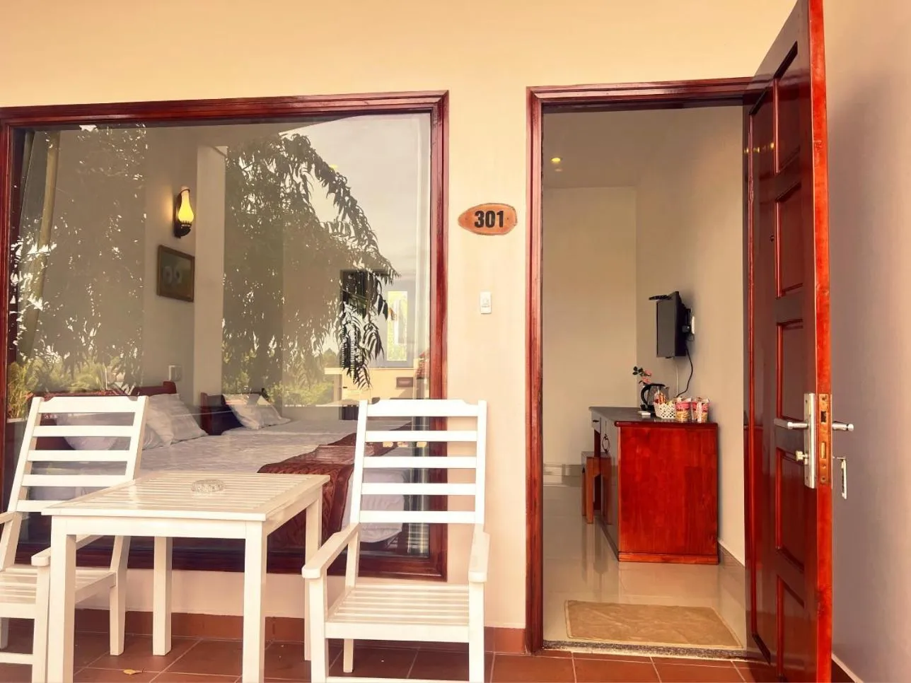 Balcony/Terrace in Hong Bin Bungalow